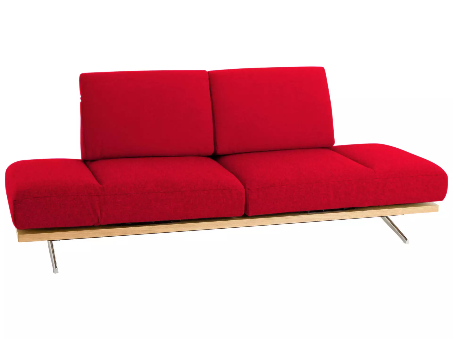 Sofa Palma Basic Koinor / Farbe: Rot / Material: Stoff Basic