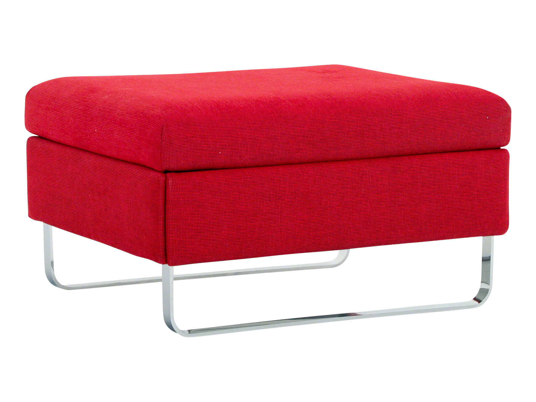 Swiss Plus Hocker Bed For Living Rot | Schubiger Möbel