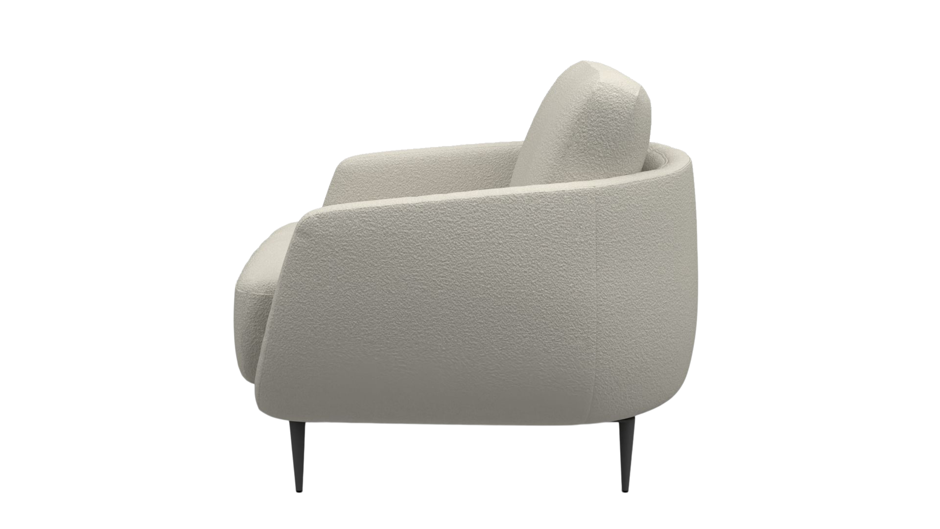 Sessel Pluto (a) UrbanDesign / Farbe: White / Bezugsmaterial: Stoff