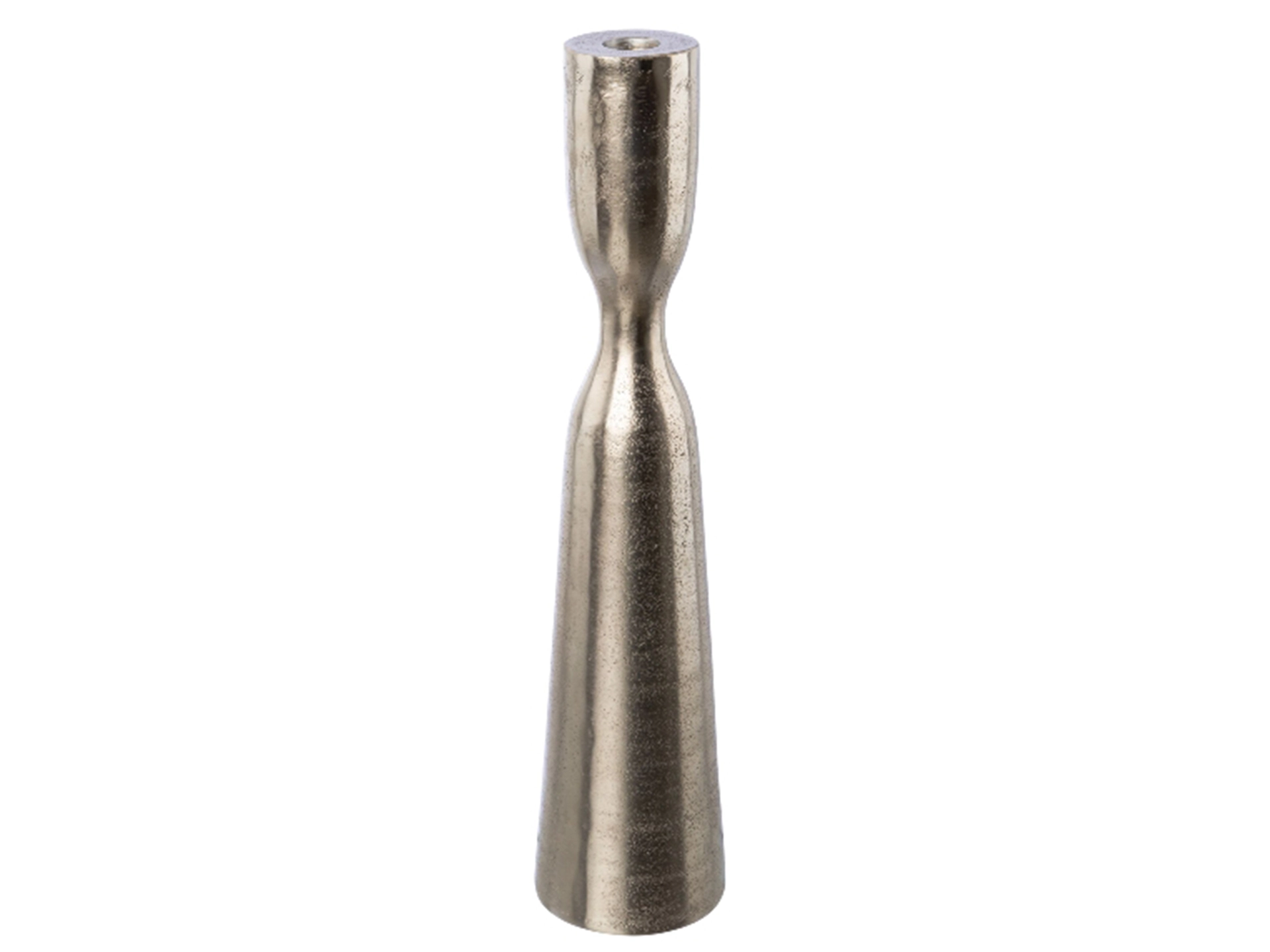 Kerzenständer Sveg Aluminium Silber H: 35 cm Gasper