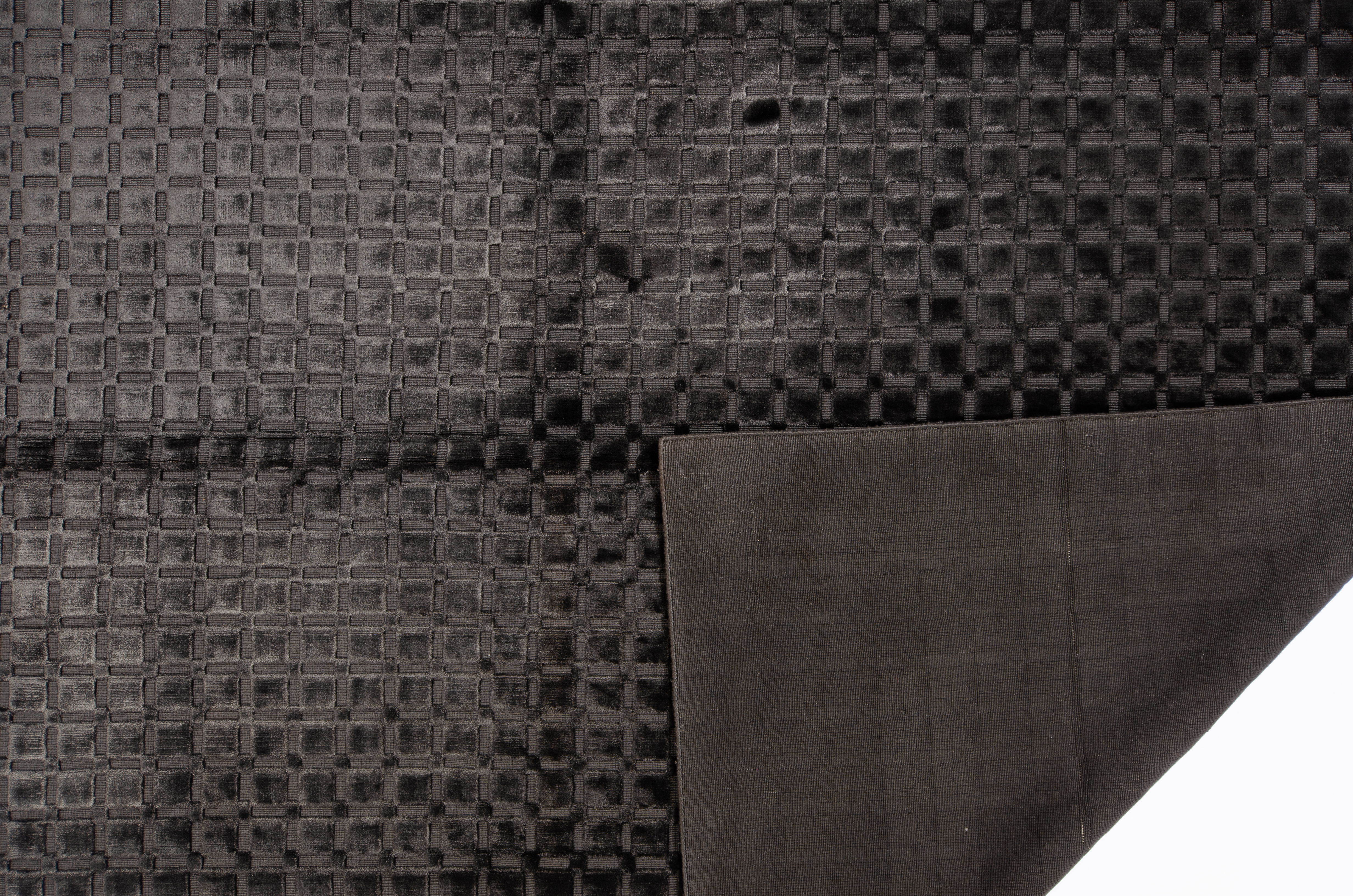 Webteppich Indien Handweb Elegance 3417 Negra/ Farbe: Rot / Masse (BxT) :250x300 cm