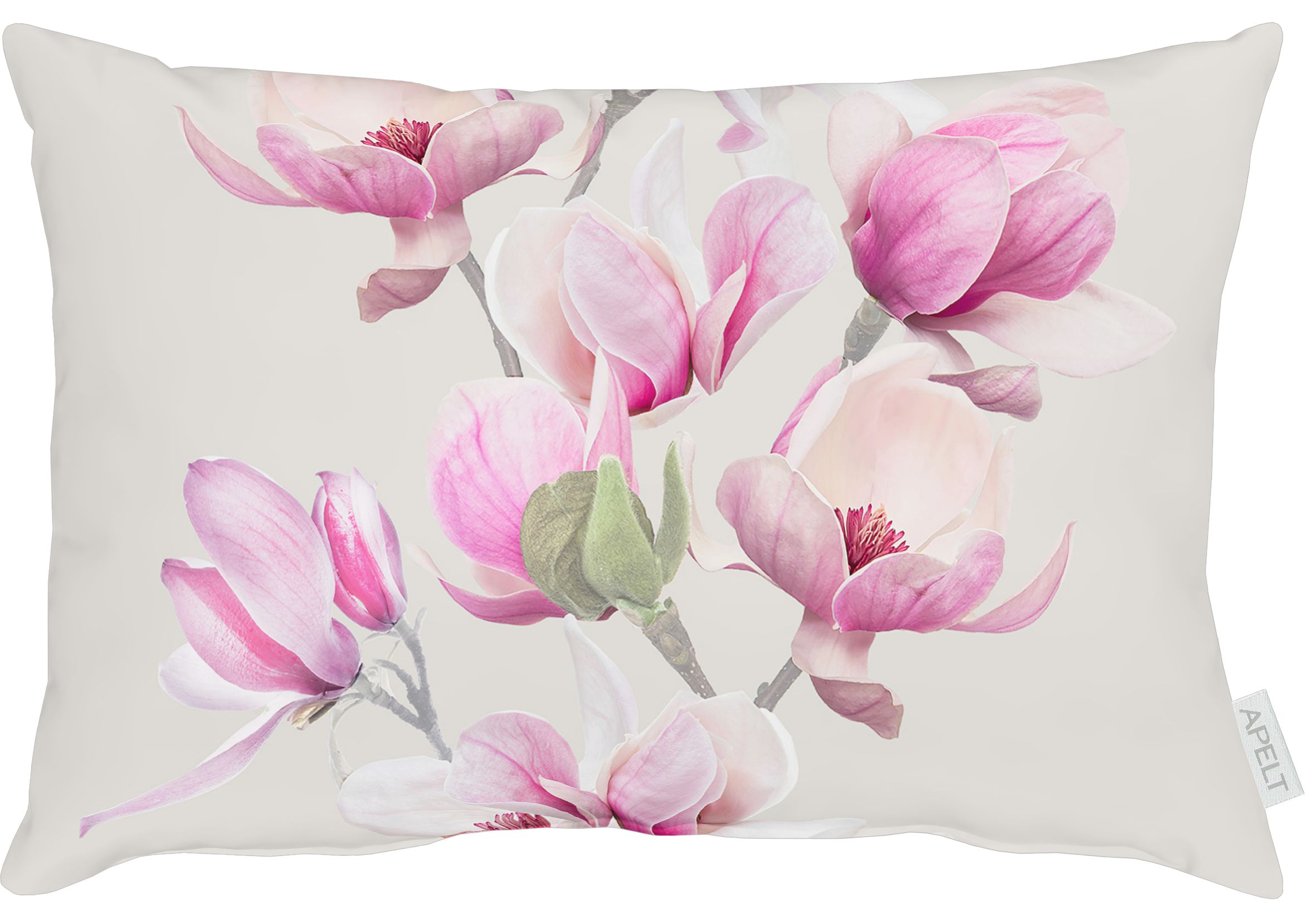 Kissen Magnolien Rosa 35x50 cm Apelt