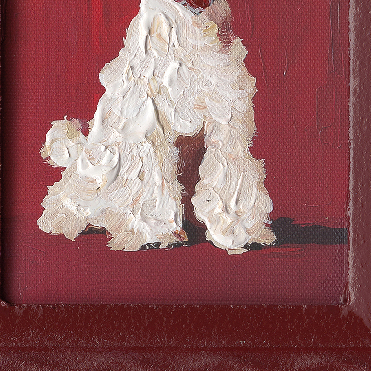 'White Dog' painting image LAND