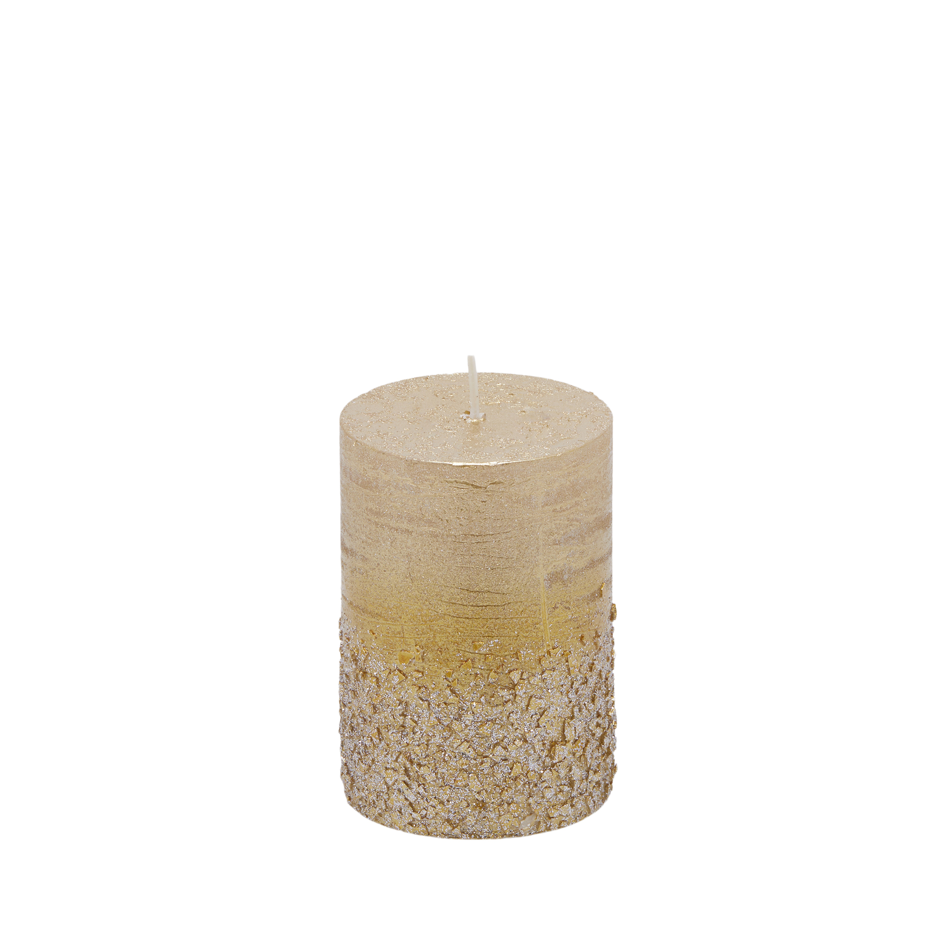 Candles Rustic Gold W: 10 cm Edg
