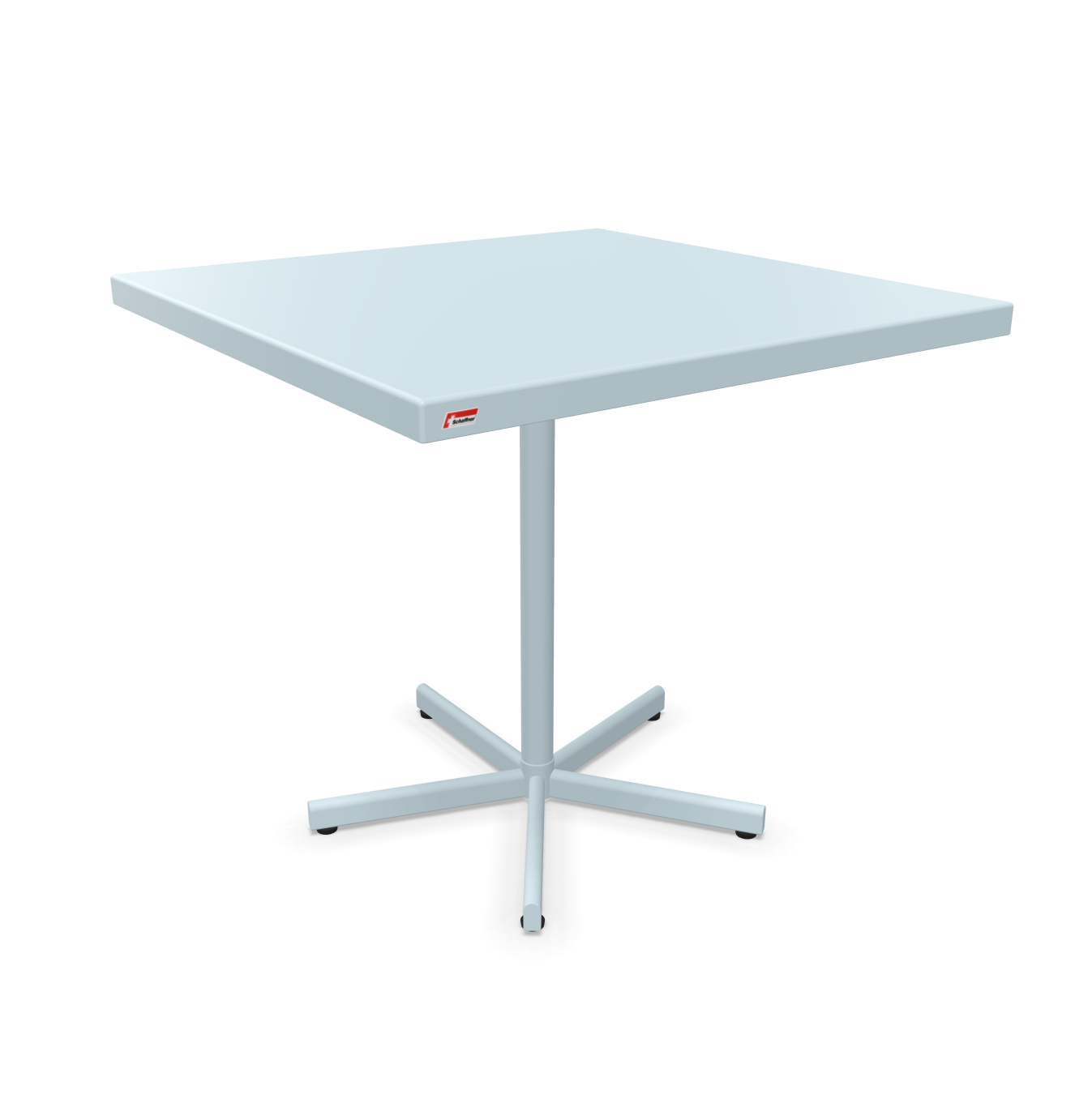 Schaffner Tisch Bodensee Quadratisch Blau | Schubiger Möbel