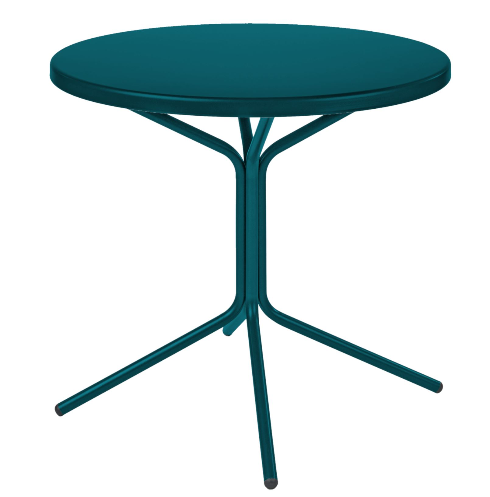 Metall-Beistelltisch Pix Rund von Schaffner / Farbe: Kaliblau / DxH: 54 x 54 cm