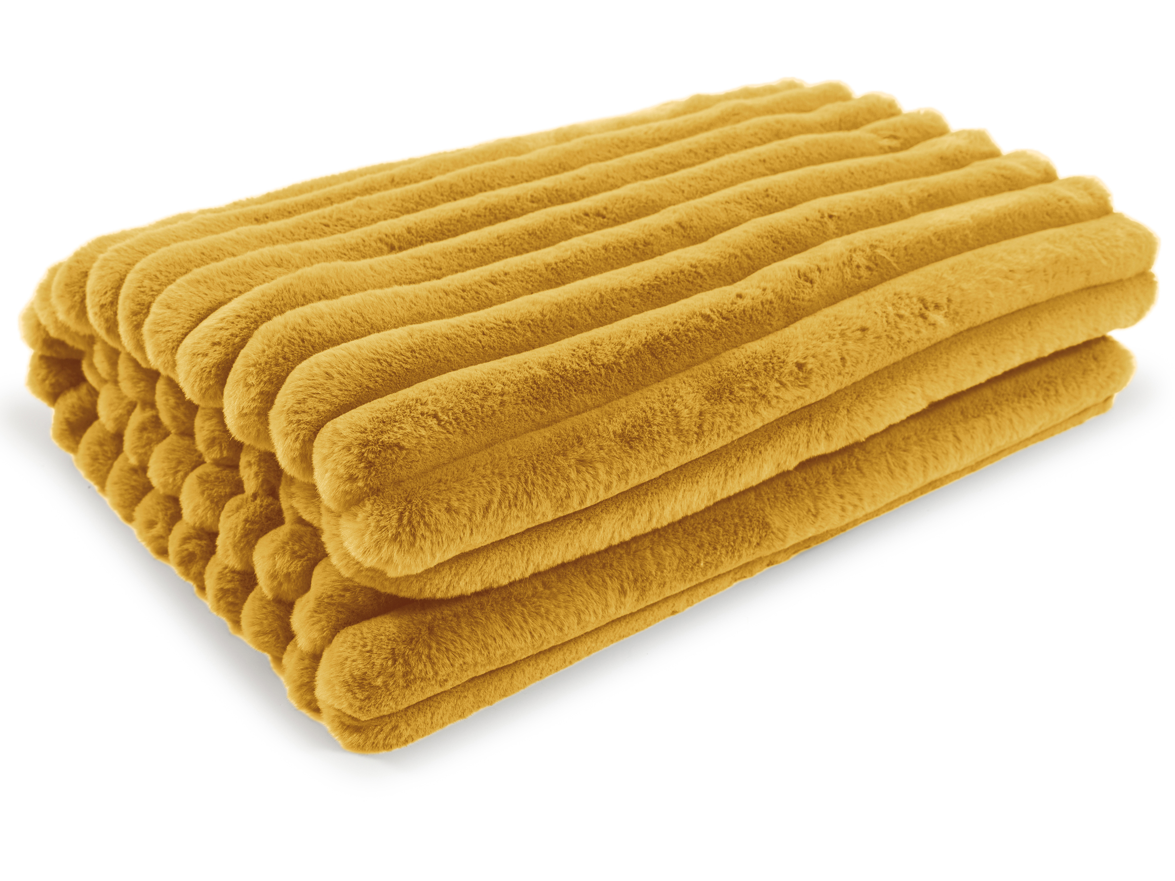 Magma Plaid Raya Senf 200x140 cm  | Schubiger Möbel