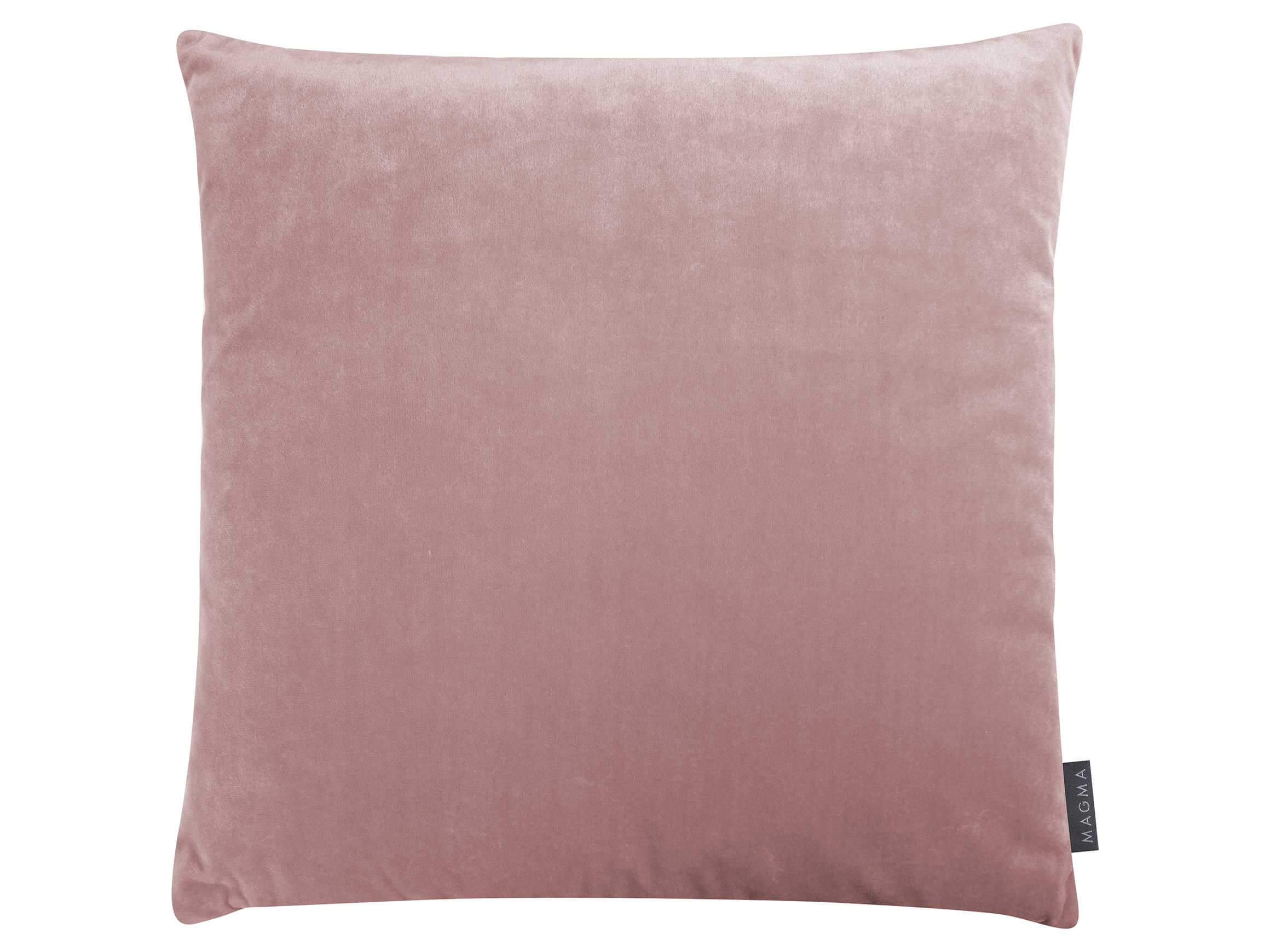 Kissenhülle Samt Uni Rose 50x50 cm Magma