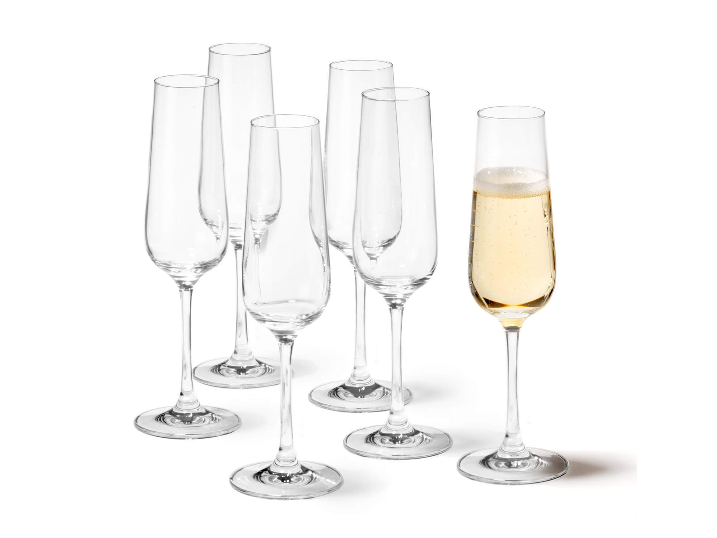 Alltron Sektglas Tivoli 2.1 Dl, 6 Stück Transparent | Schubiger Möbel