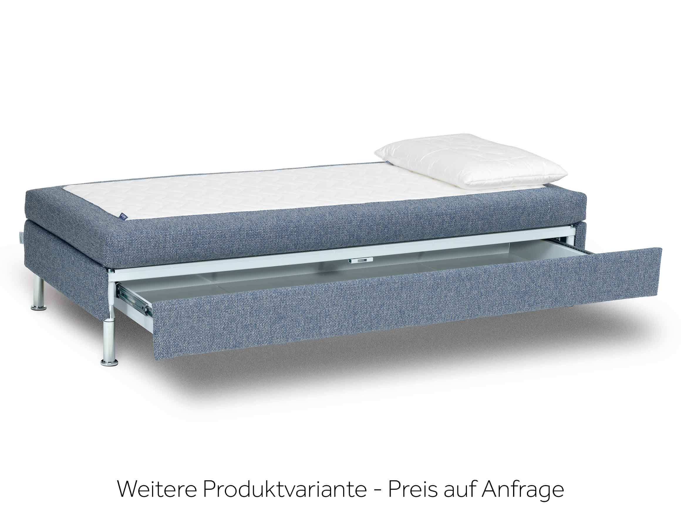 Bettsofa Bed For Living, Stoff Rot, Schaumkernmatratze,