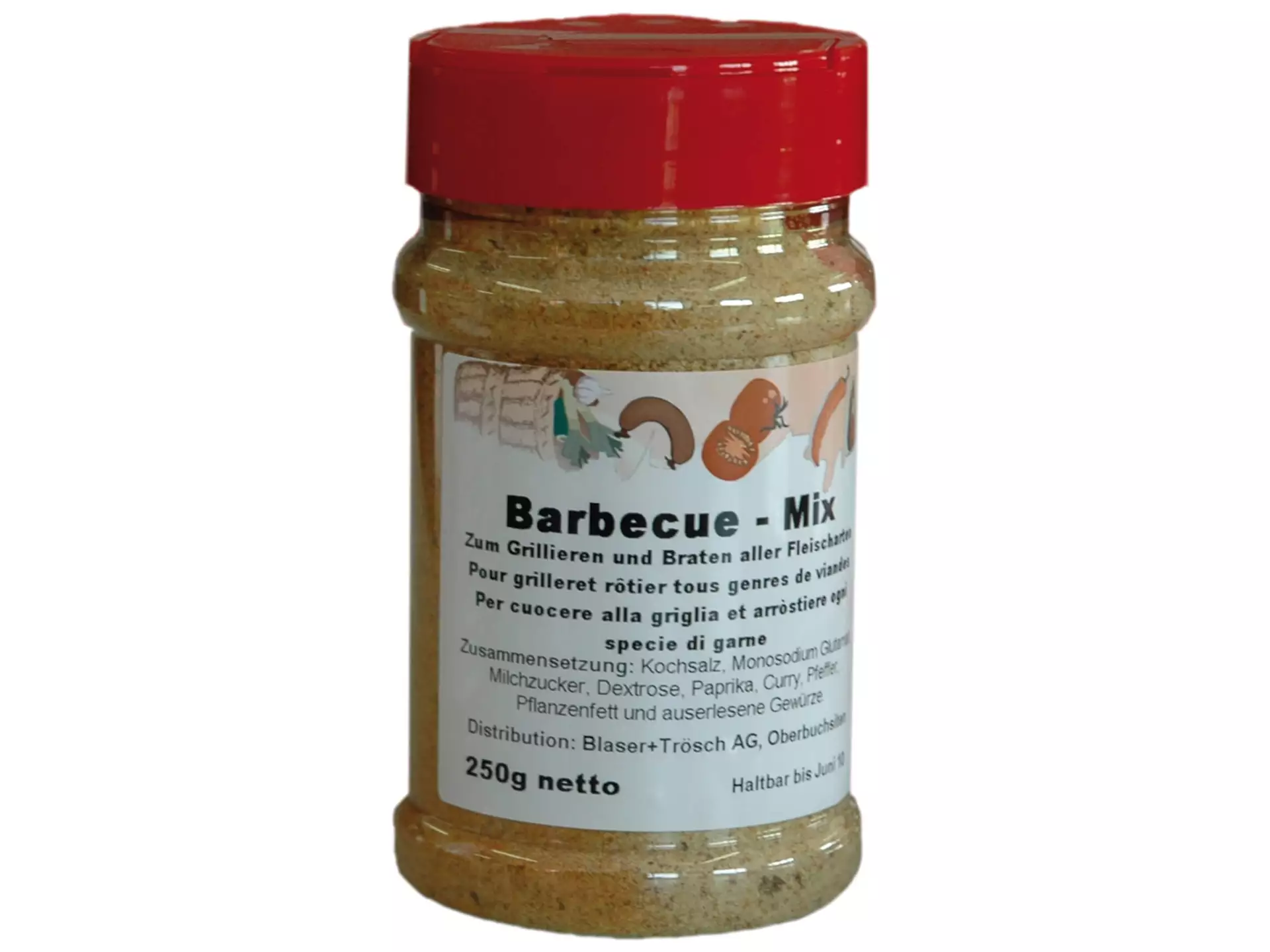 Gewürzmischung Barbeque-Mix Für Fleisch 250 g Blaser und Trösch