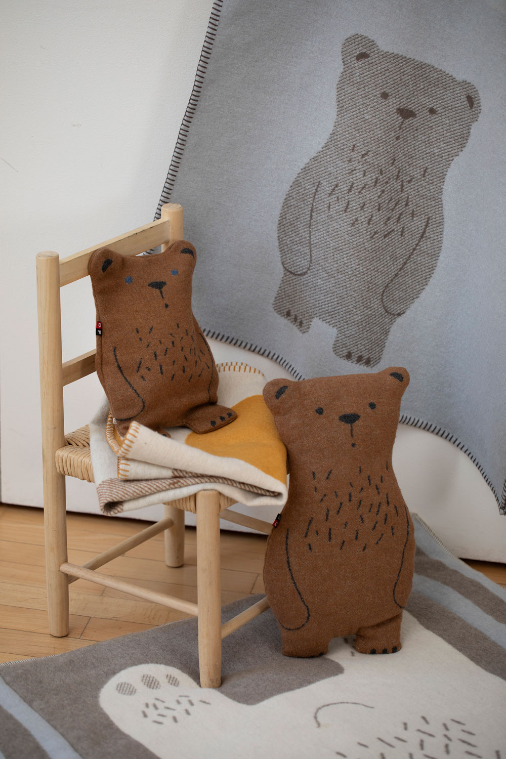 Kissen Juwel Bär, Braun 35 x 66 cm Sander AG