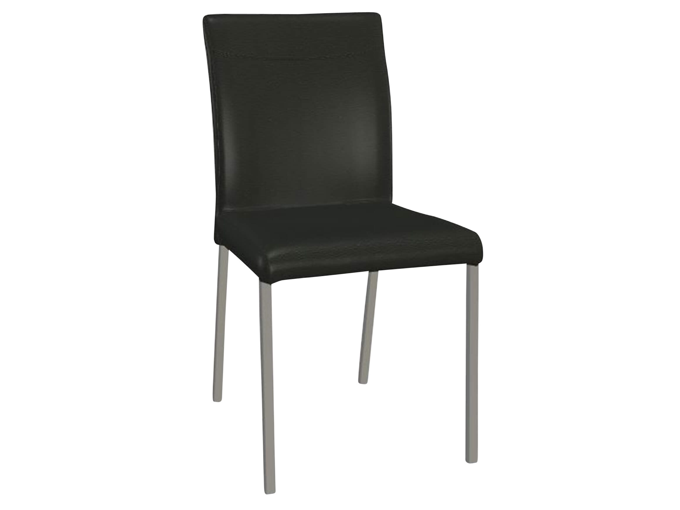 Stuhl Leicht Premium Trendstühle / Farbe: Anthrazit / Material: Leder