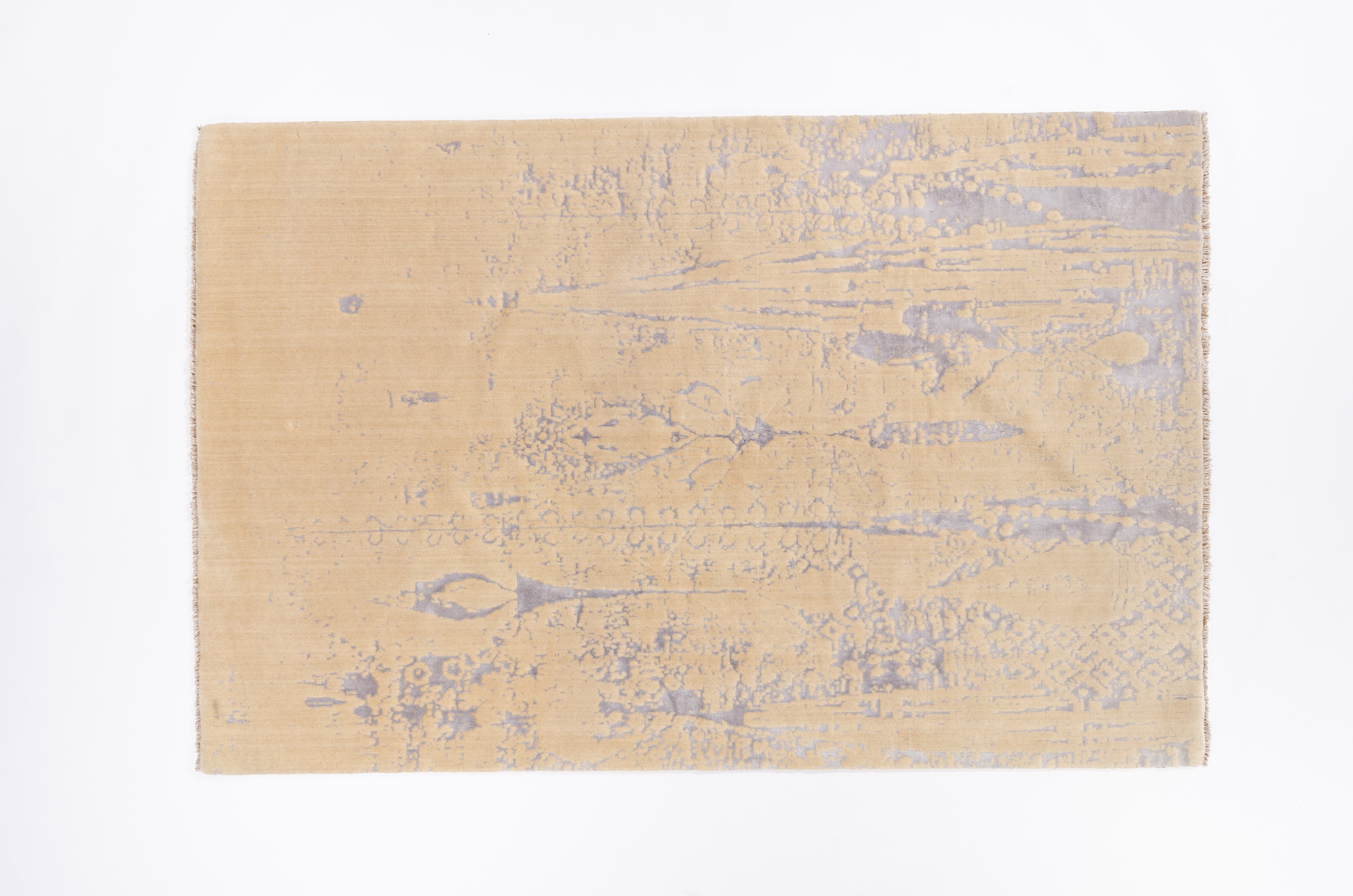 Moderner Teppich Vintage Homa Negra/ Farbe: Weiss / Masse (BxT) :155x234 cm