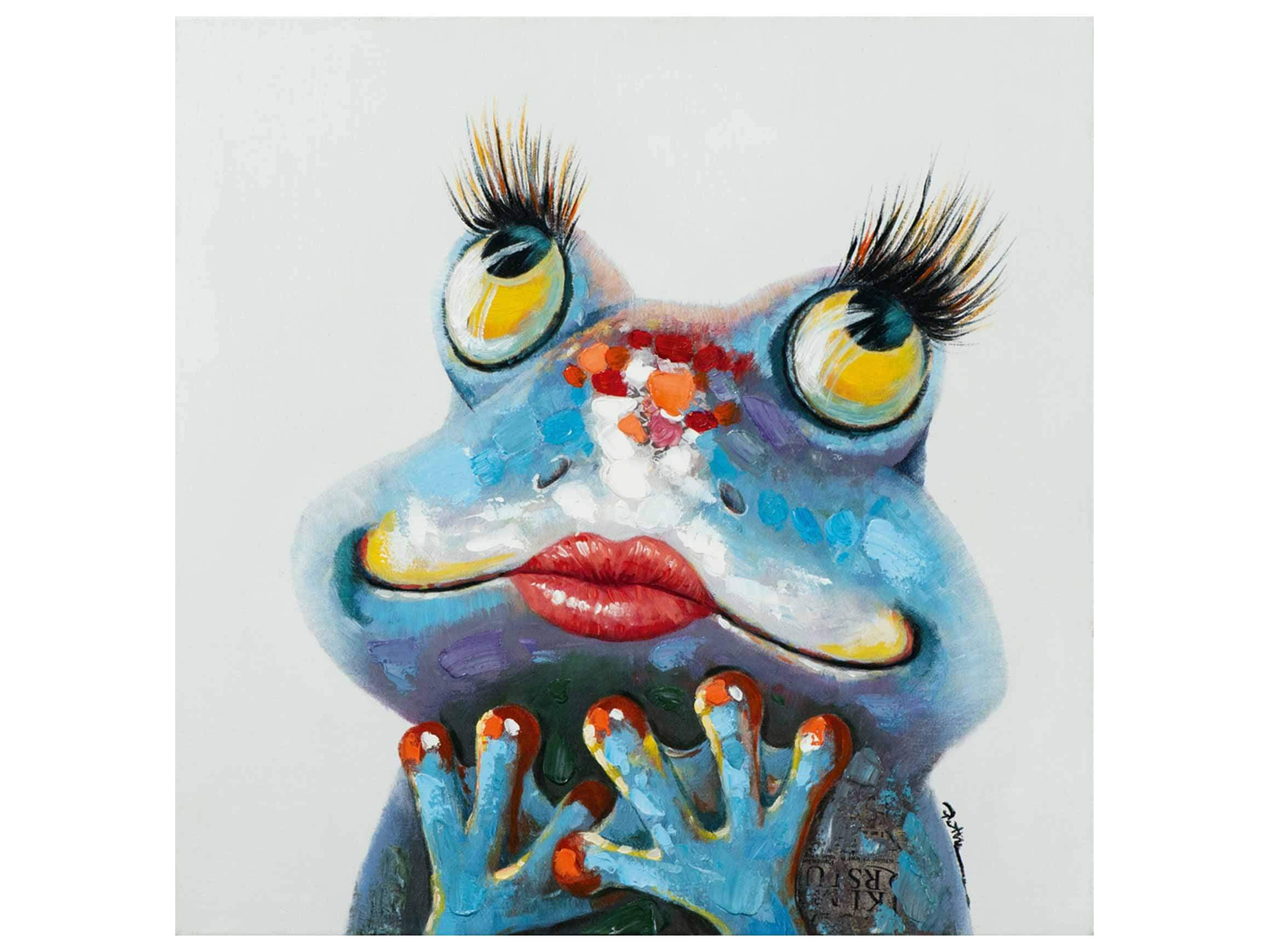 image LAND Bild Verliebter Frosch Braun | Schubiger Möbel