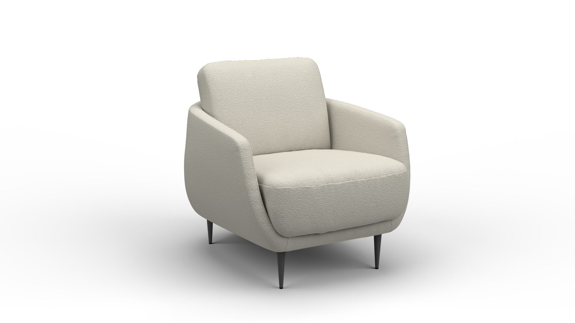 Sessel Pluto (a) UrbanDesign / Farbe: White / Bezugsmaterial: Stoff