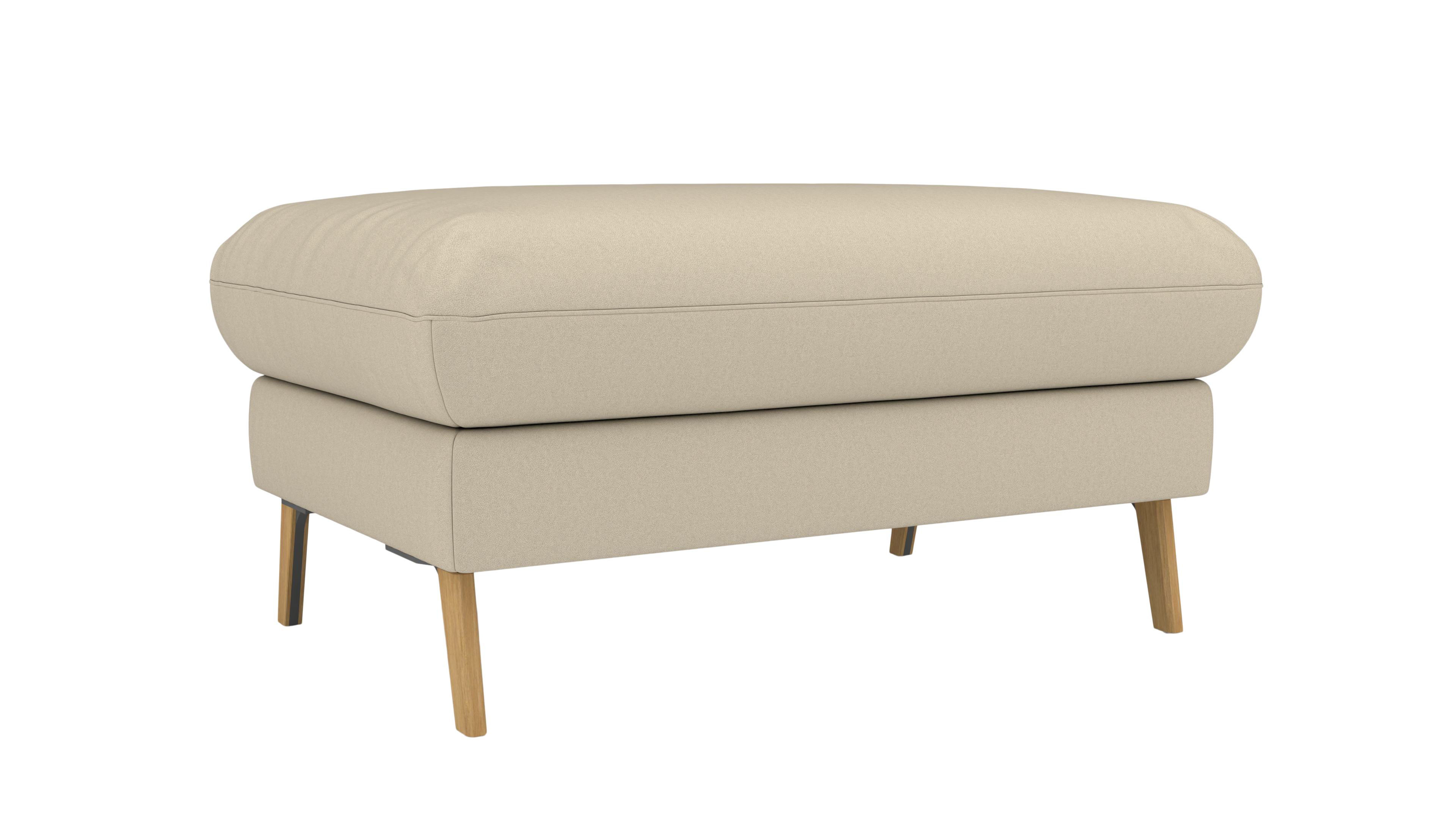 Hockerbank Mars UrbanDesign / Farbe: Beige / Bezugsmaterial: Stoff