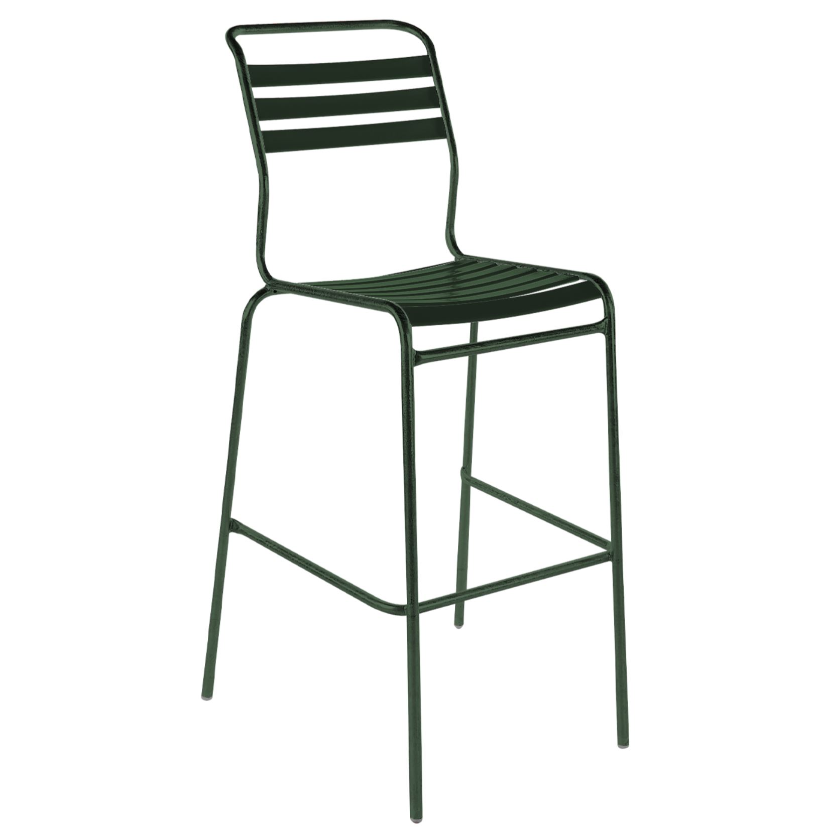 Bar-Lättlistuhl Säntis von Schaffner / Farbe: Tannengrün / Grösse: 40 x 60 cm