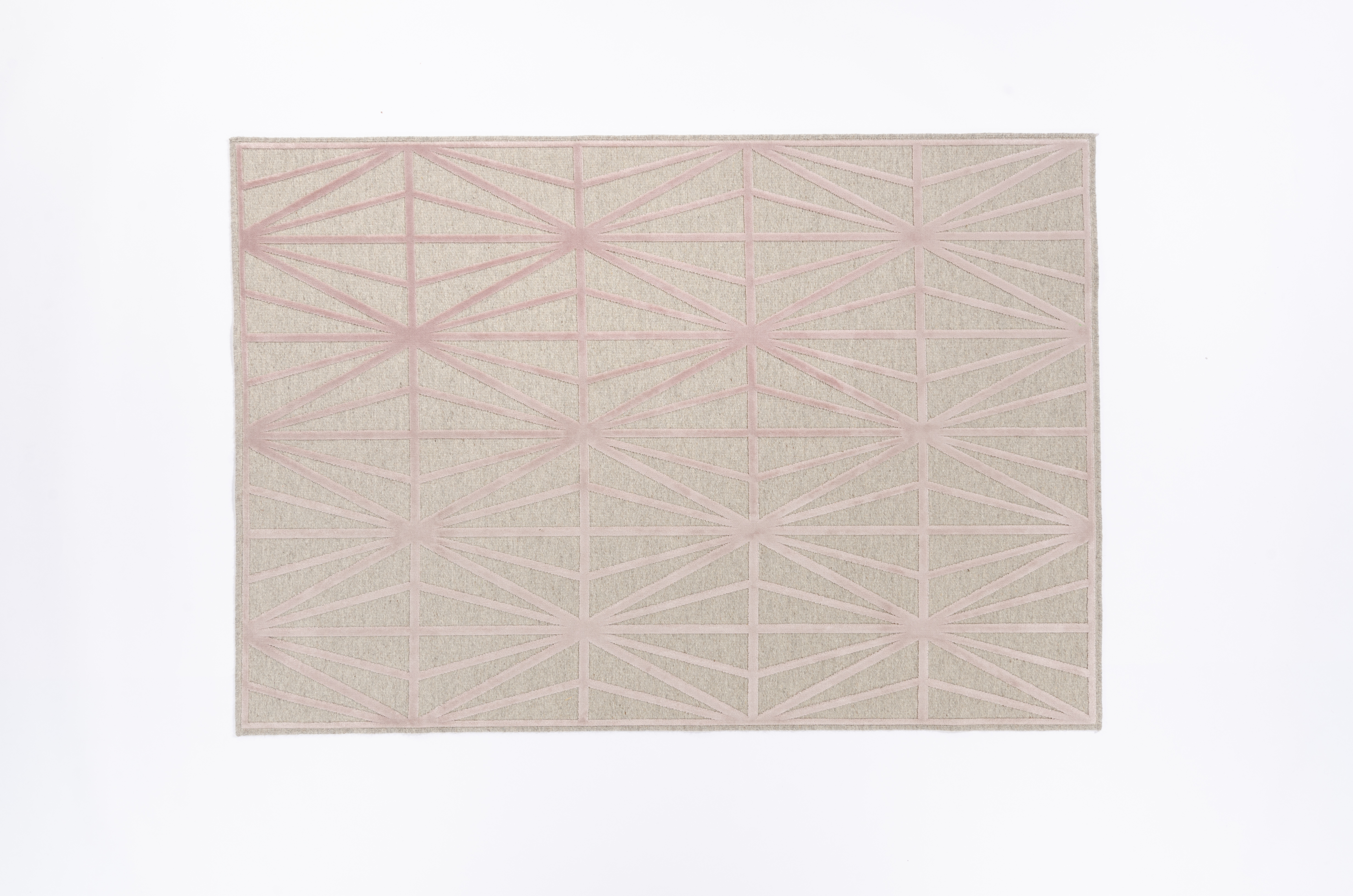 Moderner Maschinenteppich Mecano 2 Negra/ Farbe: Orange / Masse (BxT) :140x200 cm