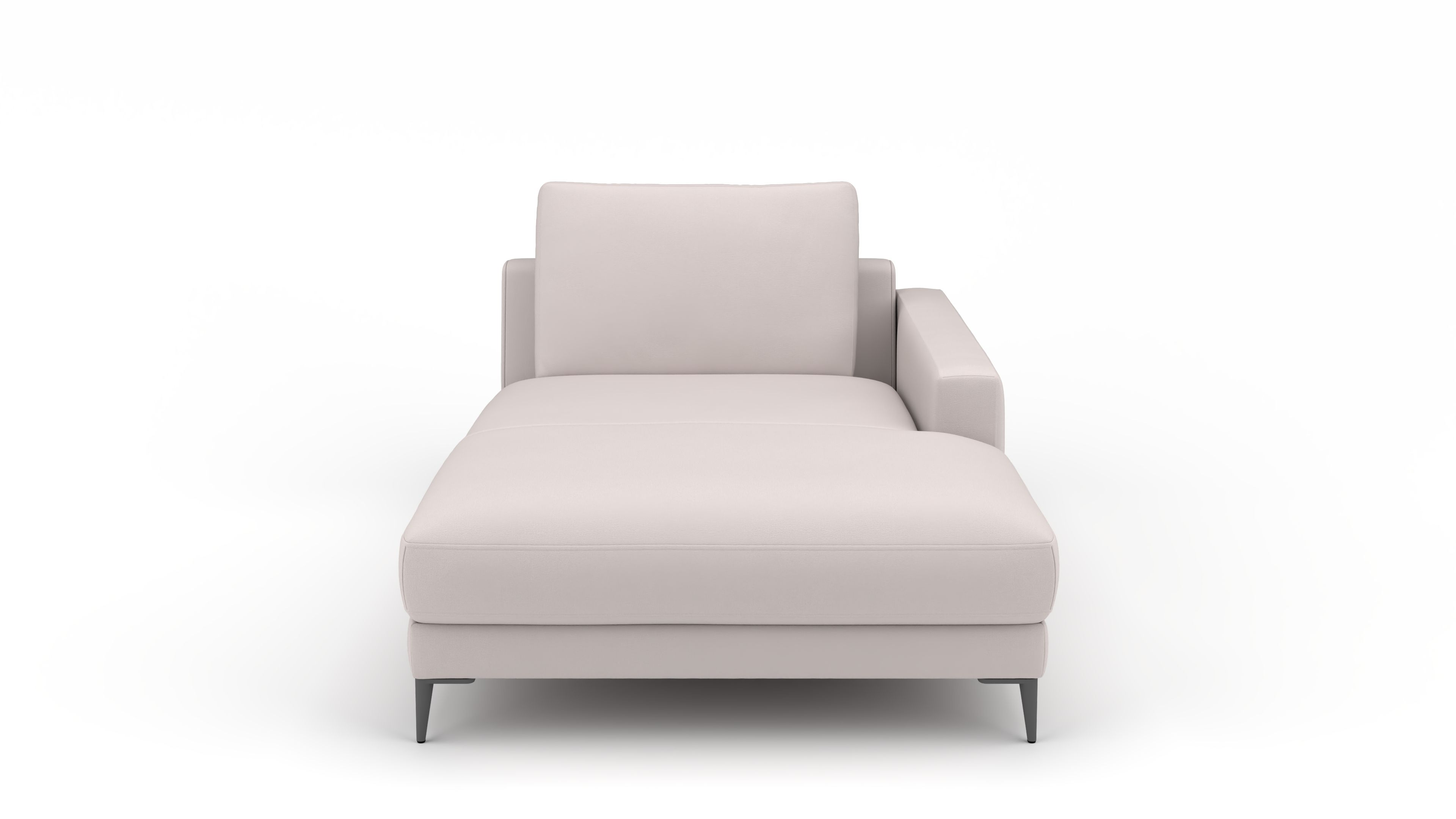 Longchair rechts Mercury UrbanDesign / Farbe: Beige / Bezugsmaterial: Stoff