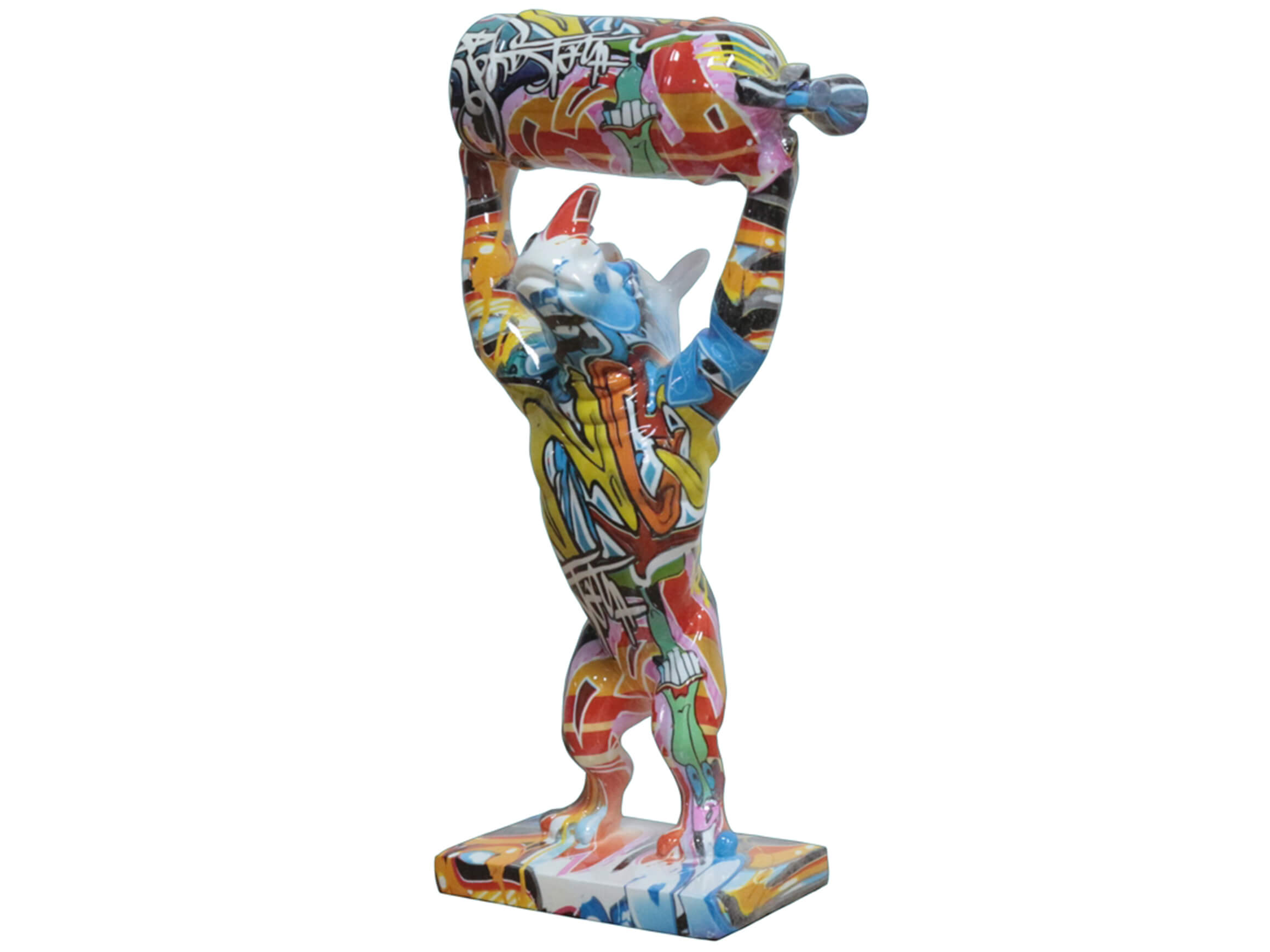 Skulptur Power Rhino image LAND / Grösse: 16 x 32 cm