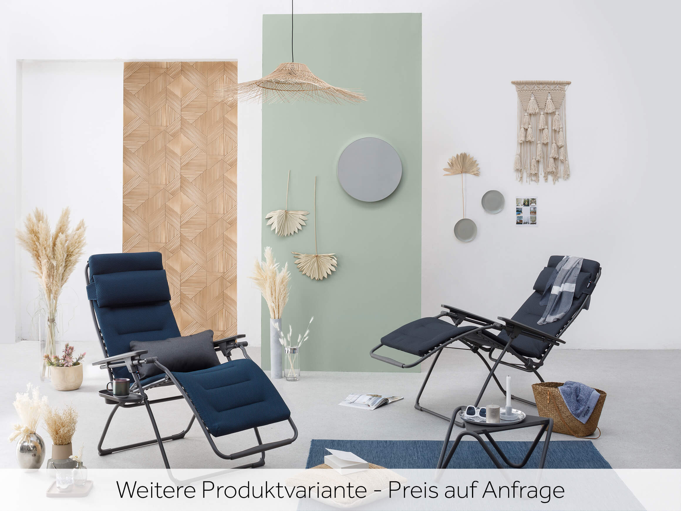 Relaxliege Futura Lafuma/ Farbe: Silver / Masse (BxT) :70x83 cm