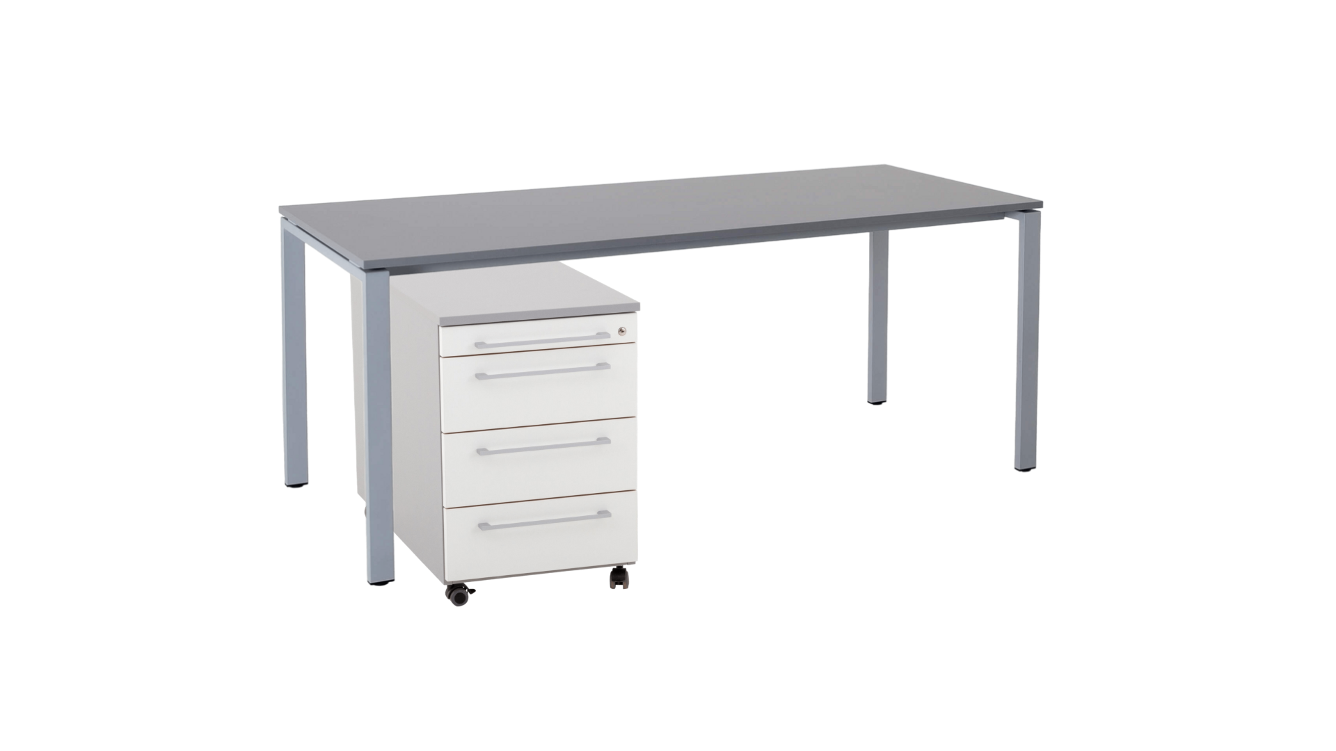 Schreibtisch mit Rollkorpus Color Office Karl Omlin