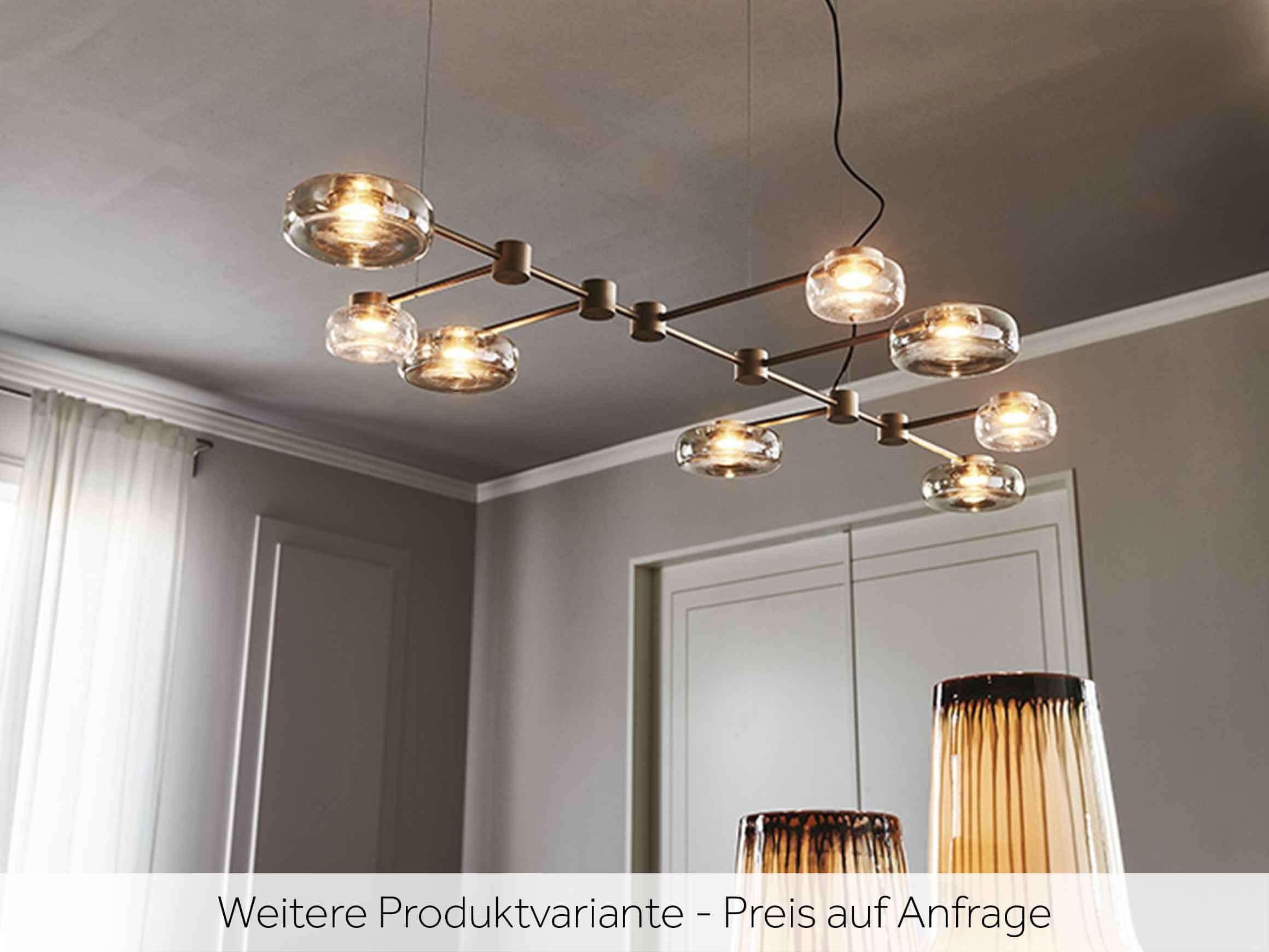 Hängelampe Circuit Cattelan / Farbe: Titan Transparent