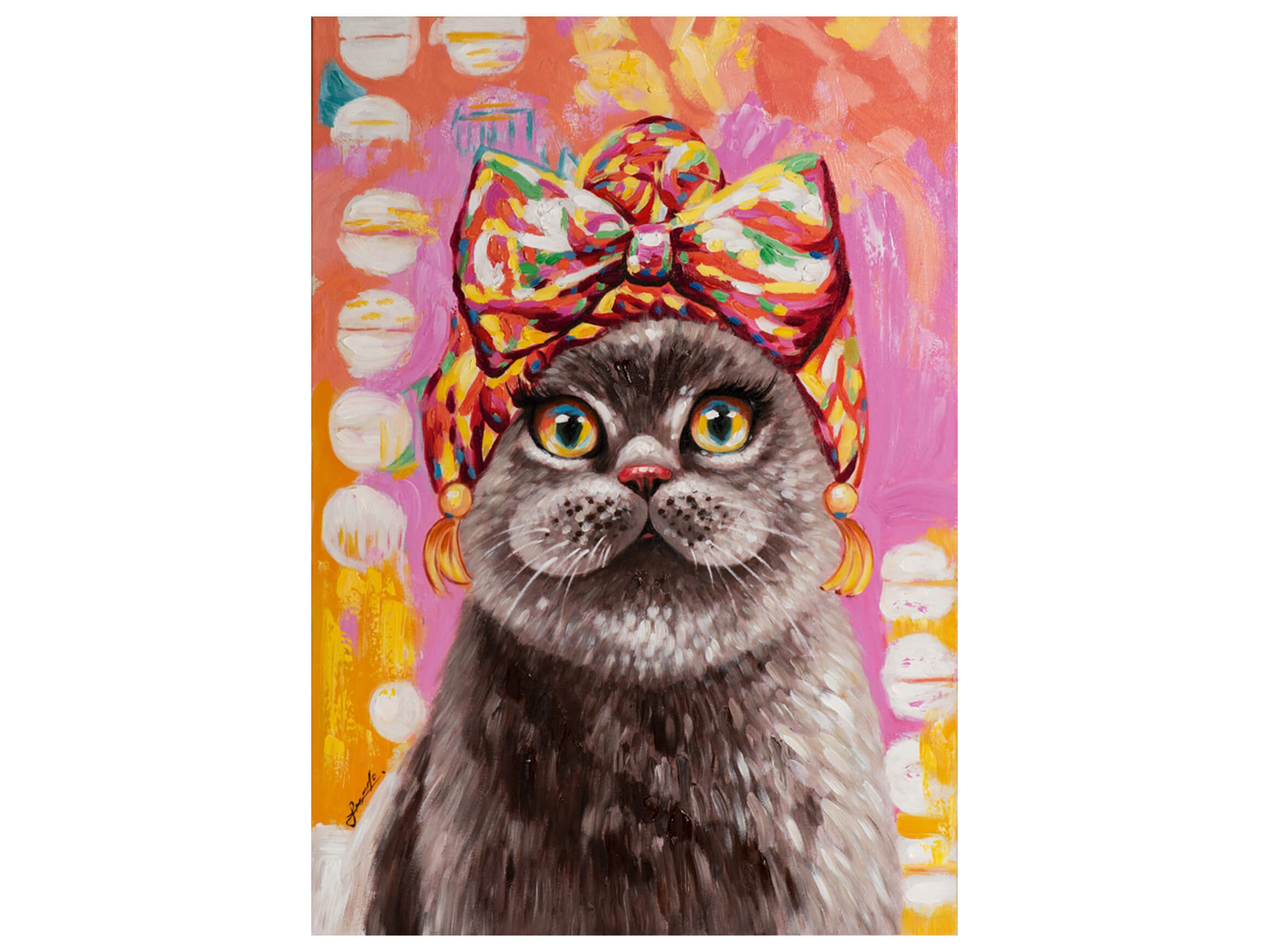 Bild Katze mit Turban image LAND