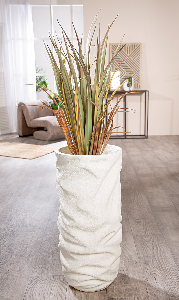 Pflanzengefäss Crush, Creme H: 70 cm Gilde