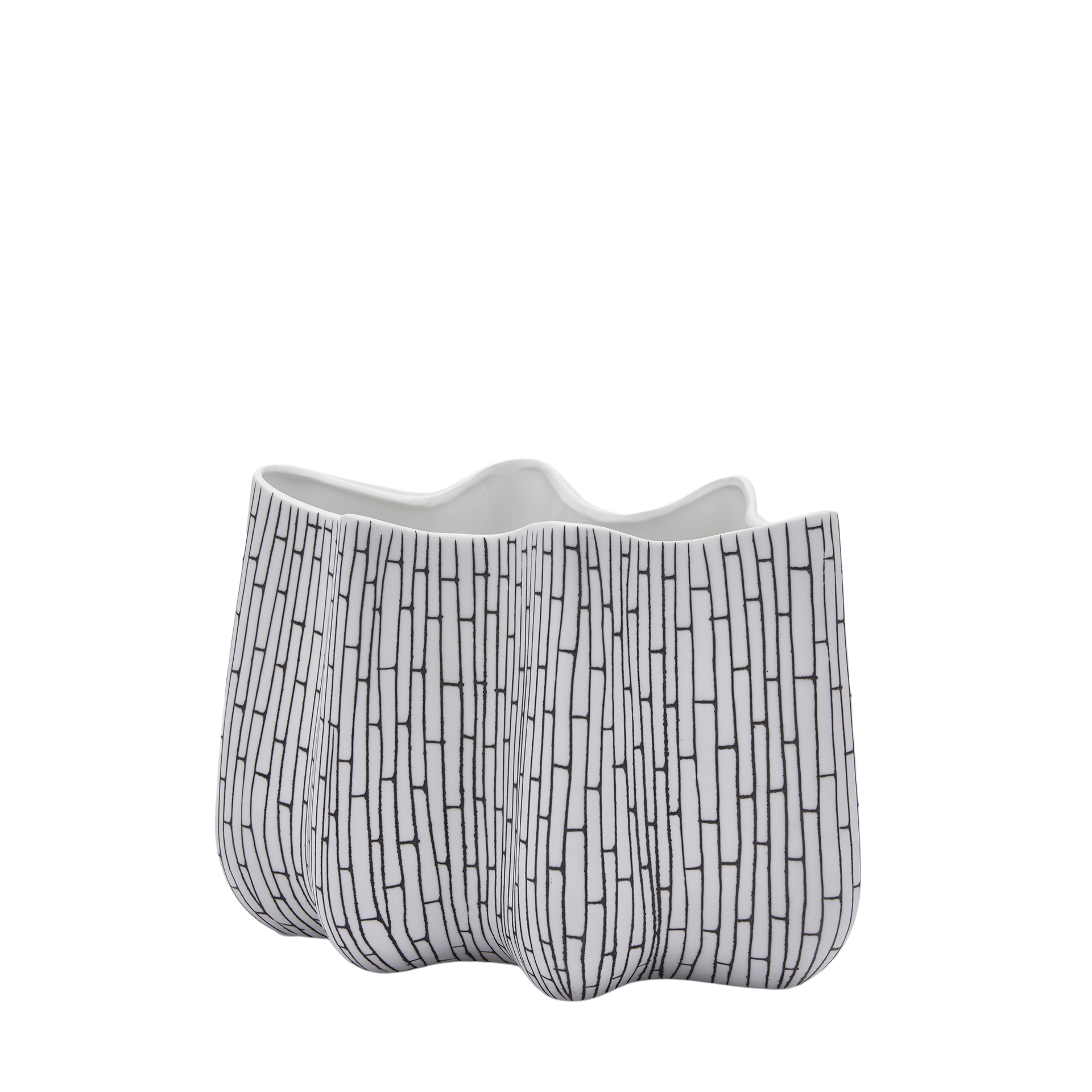 Edg Vase Deluxe Mosaik Porzellan H: 25 cm  | Schubiger Möbel