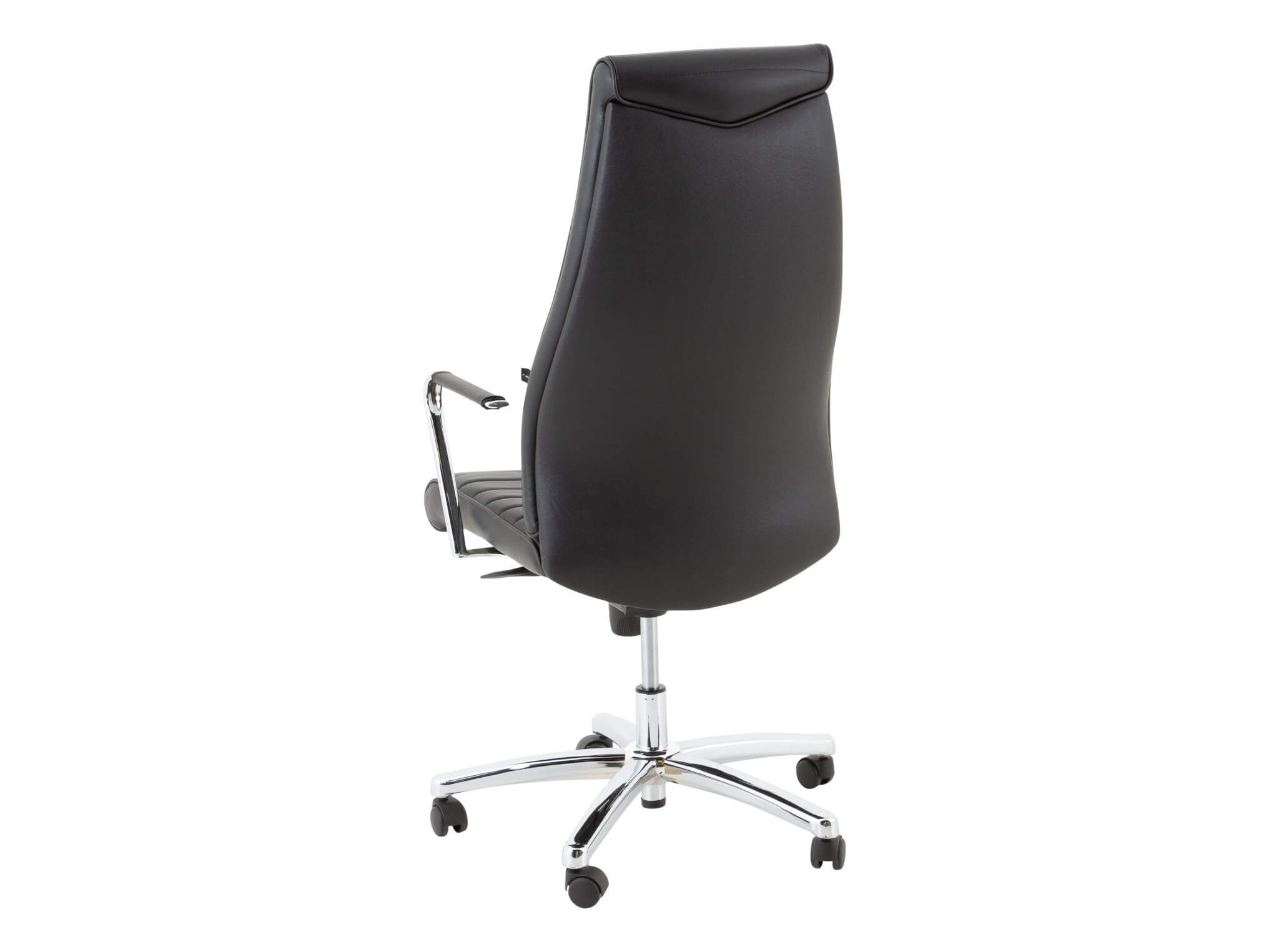 Casablanca executive chair, black leather, WxDxH 57 x 66 x 118-128 cm