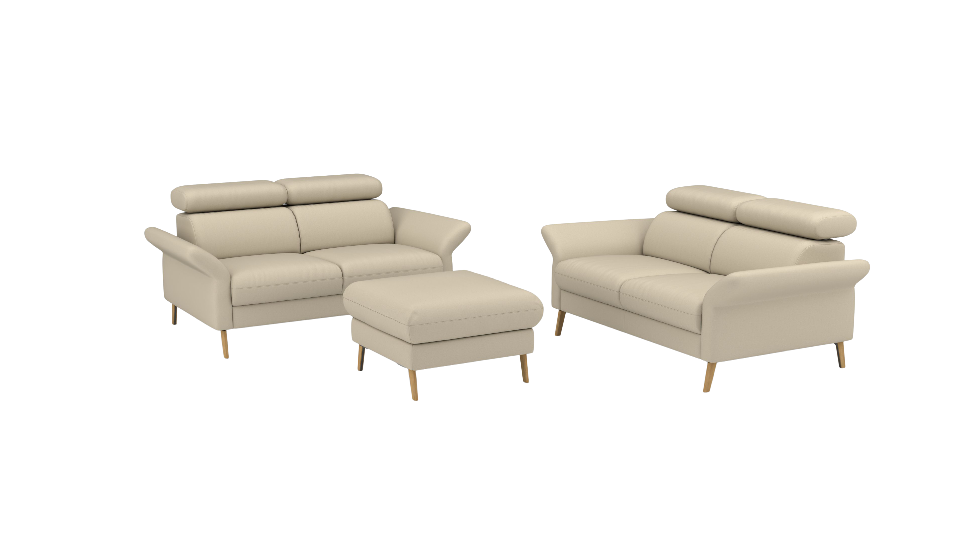 Einzelkombination #2 Mars UrbanDesign / Farbe: Beige / Bezugsmaterial: Stoff