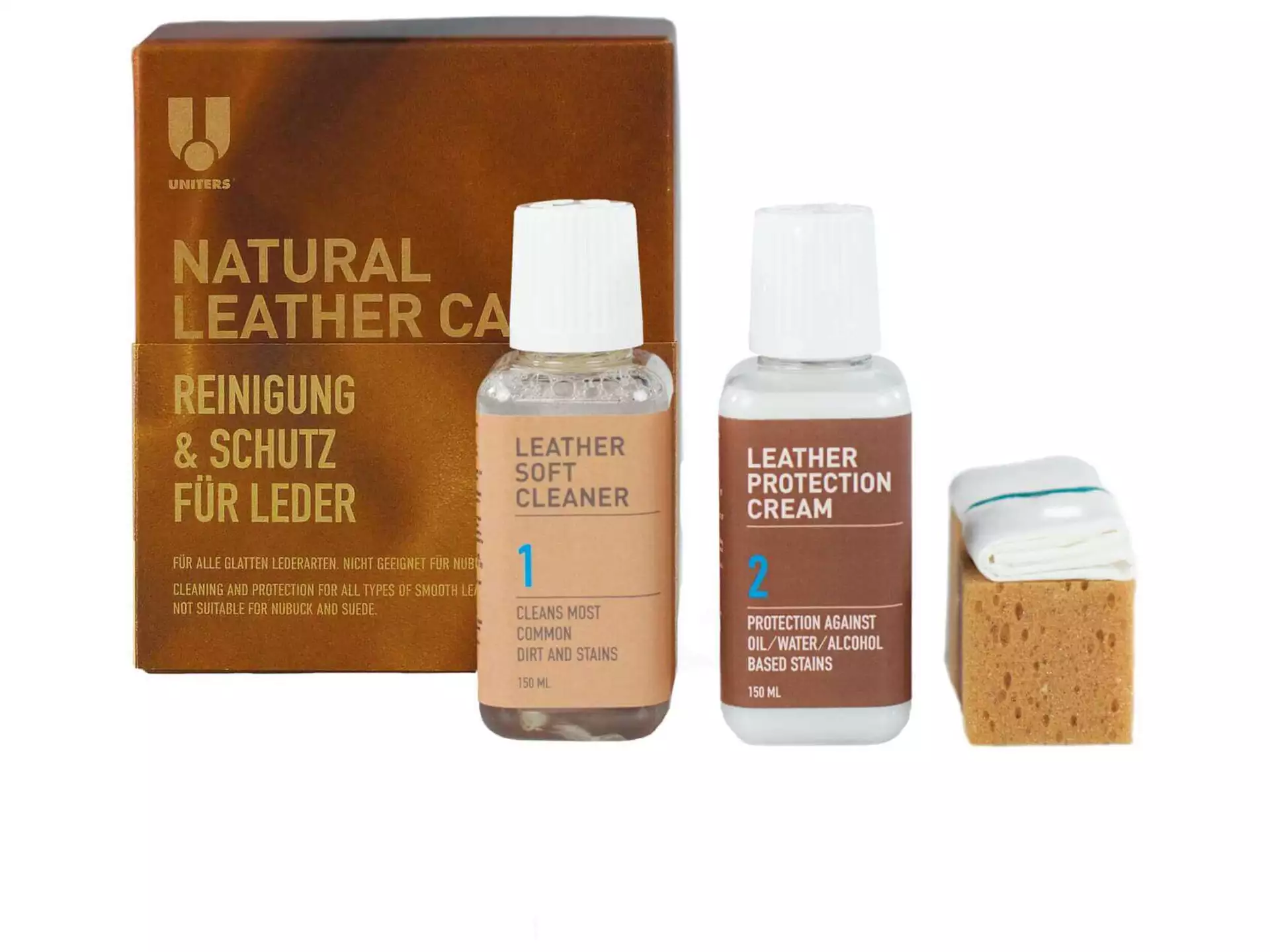 Lederpflegeprodukt Natural Leather Care Midi Kit