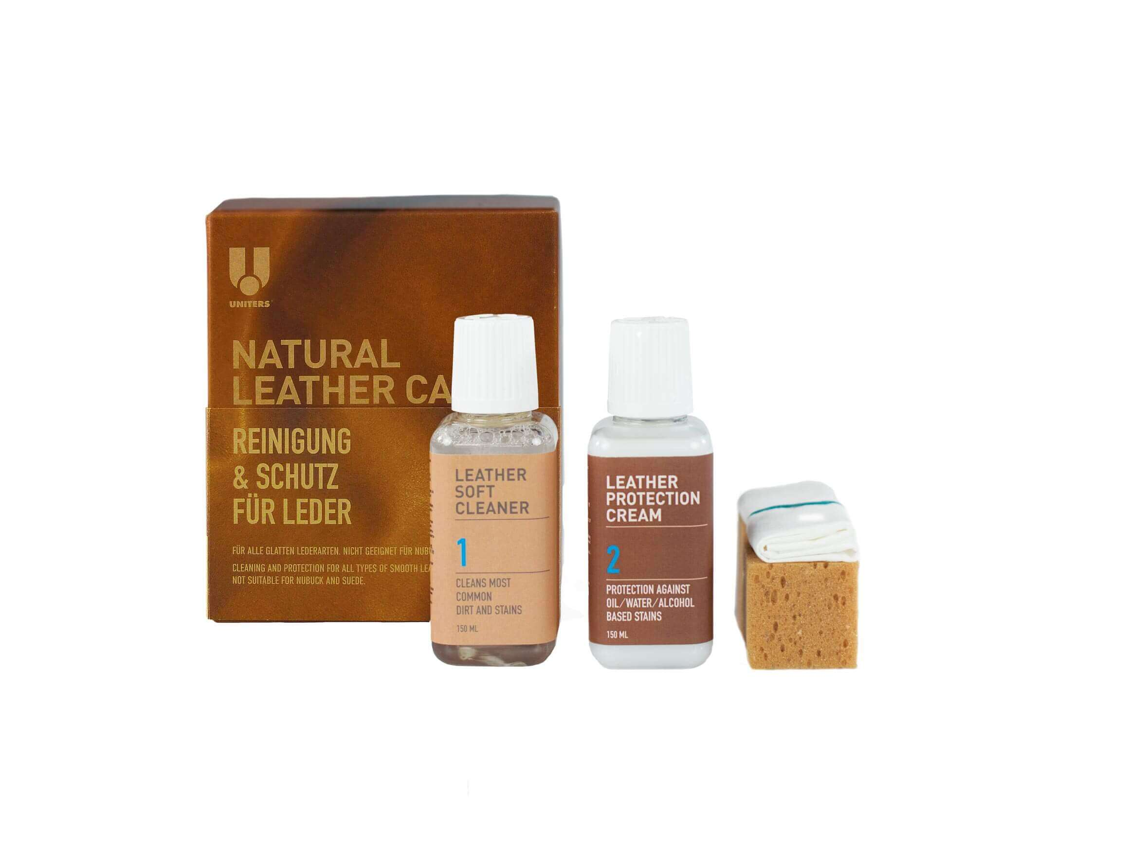 Produit d'entretien pour le cuir Natural Leather Care Midi Kit