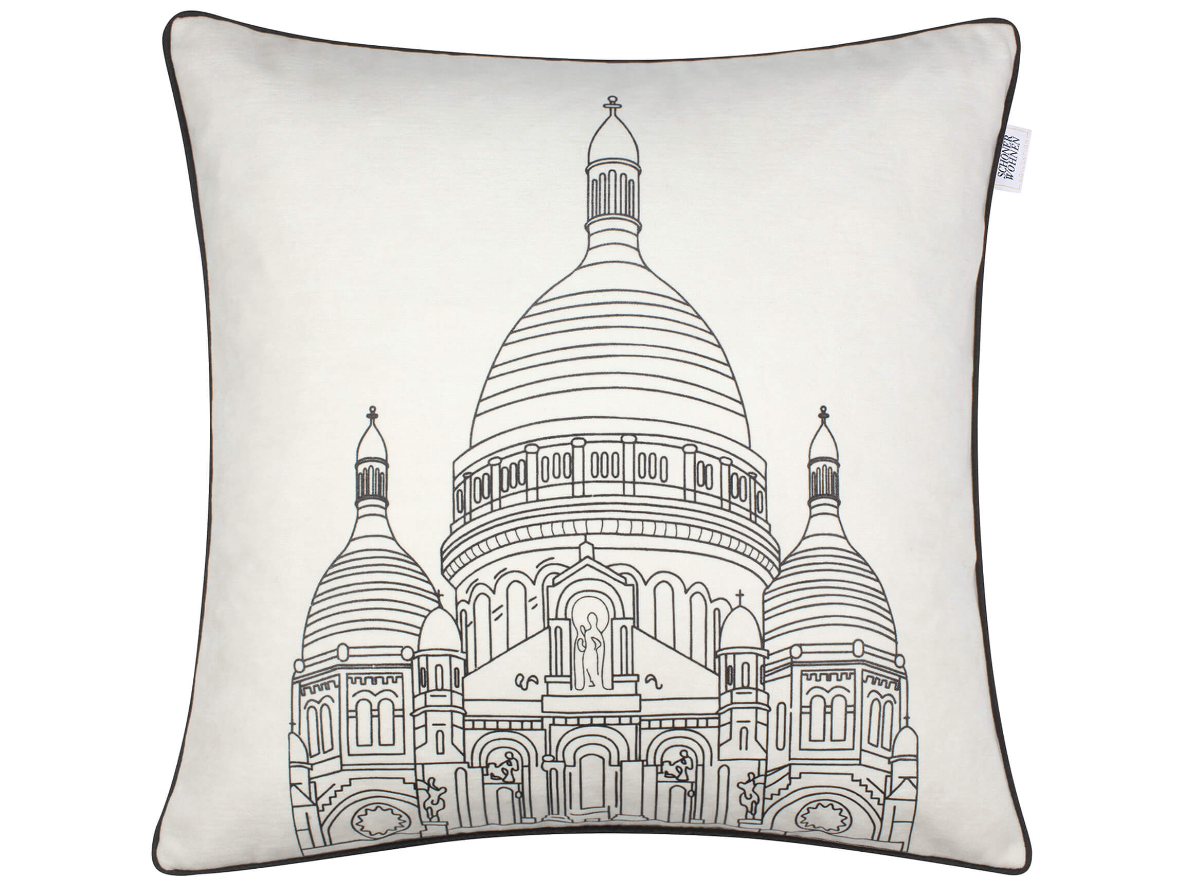 Kissenhülle Elodie Natur 43 cm Stoeckel & Grimmler / Farbe: Natur