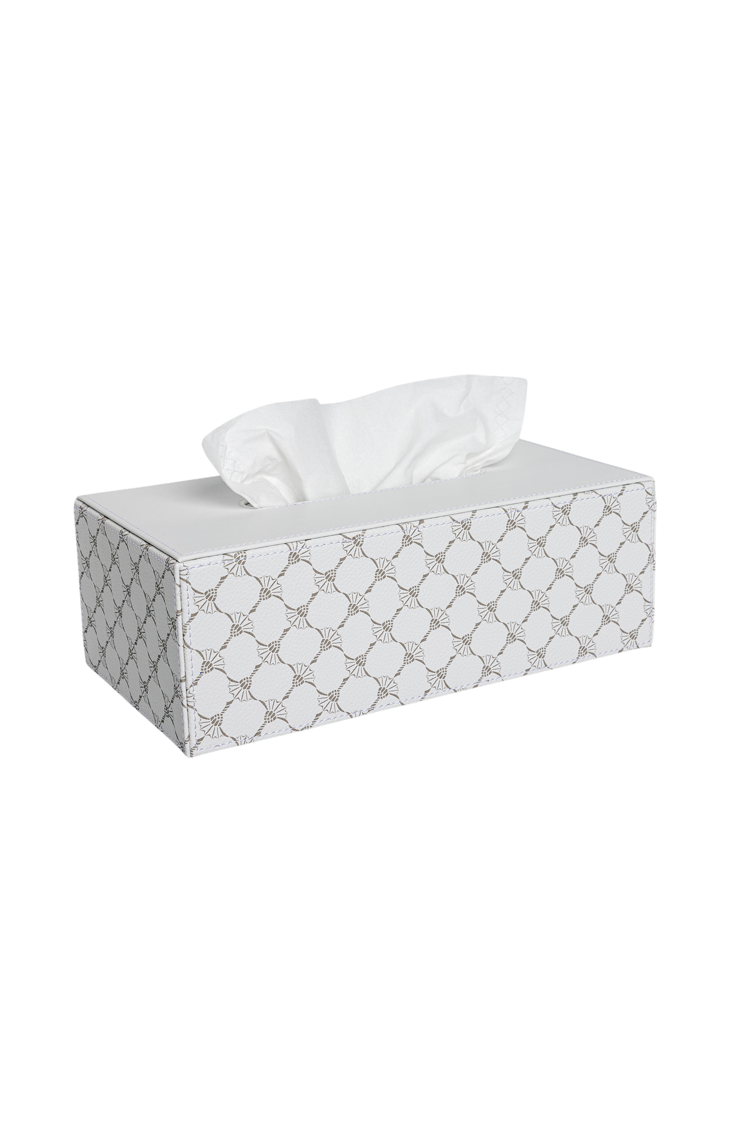 Blanc/gris H : 9 cm