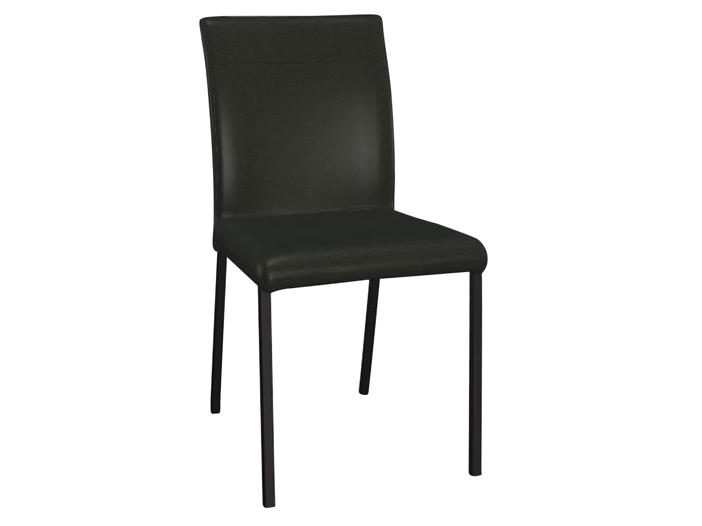 Stuhl Leicht Premium Trendstühle / Farbe: Anthrazit / Material: Leder