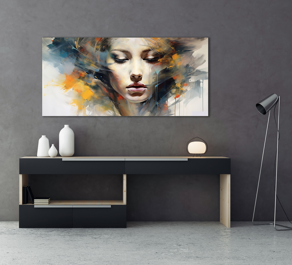 Alubild-Colourful Shadow Girl-image LAND