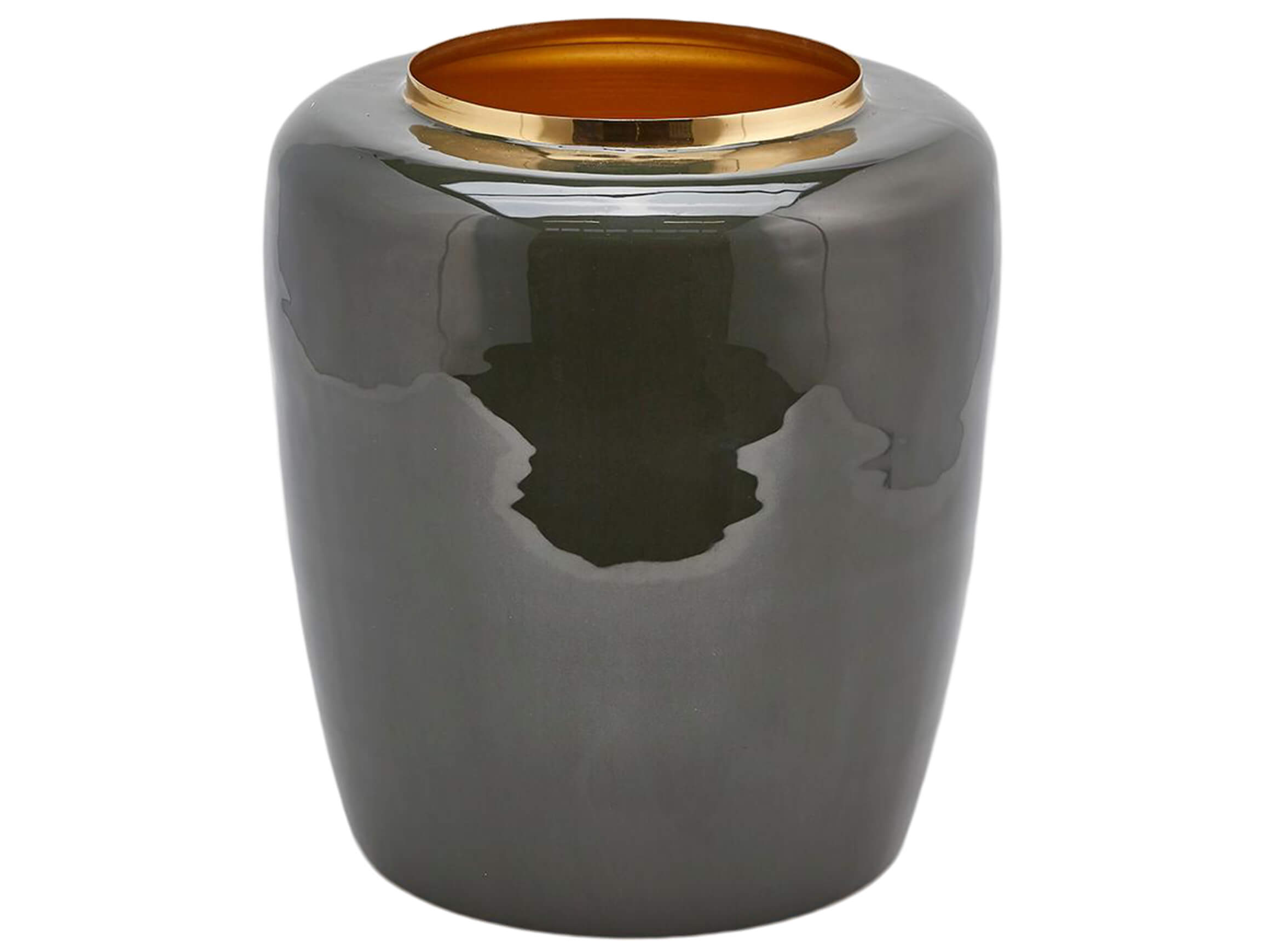 Edg Vase Waterproof Teal H: 35 cm  | Schubiger Möbel