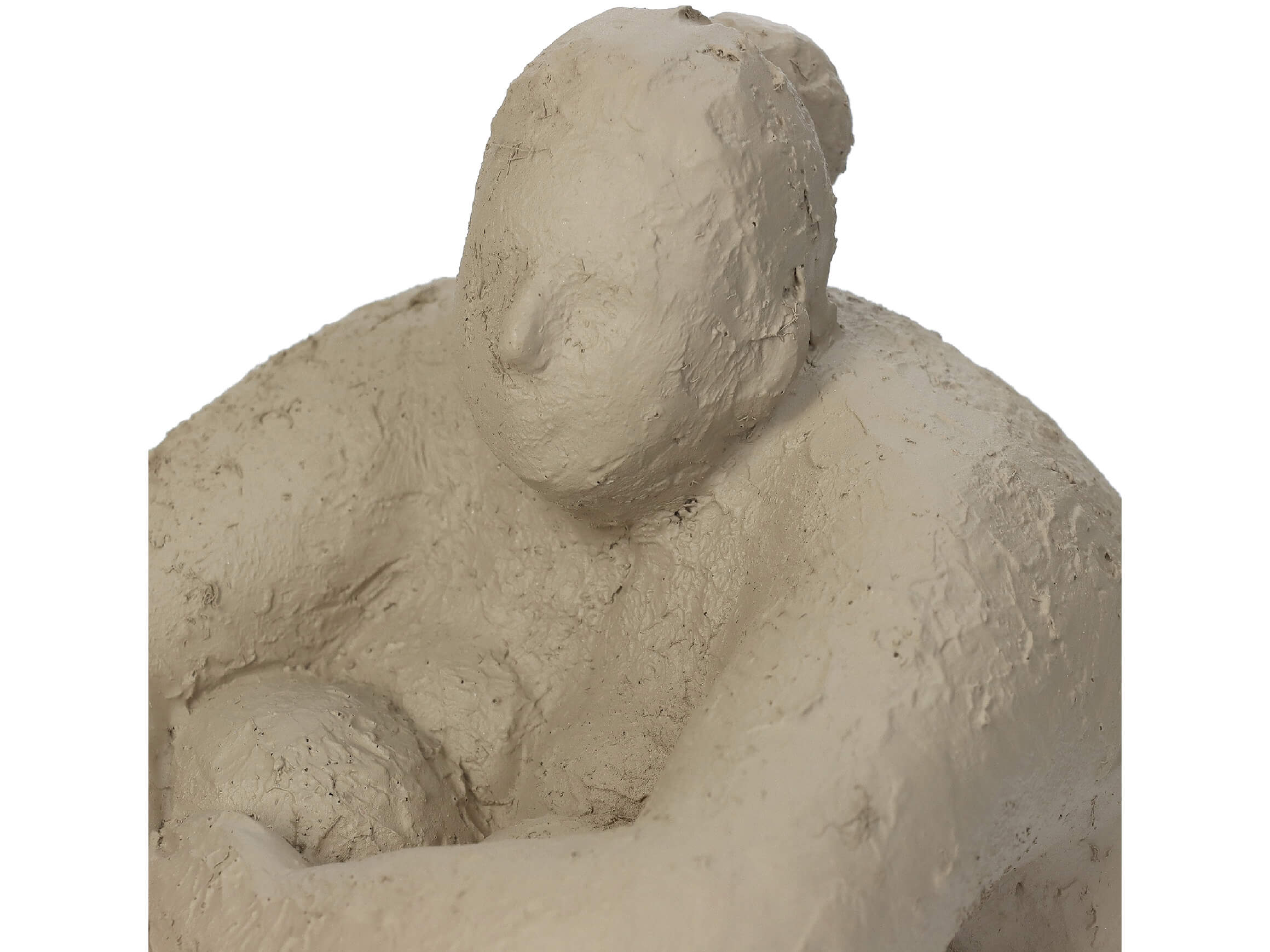 Figur Big Woman Sitzend H: 17 cm Kersten / Farbe: Weiss