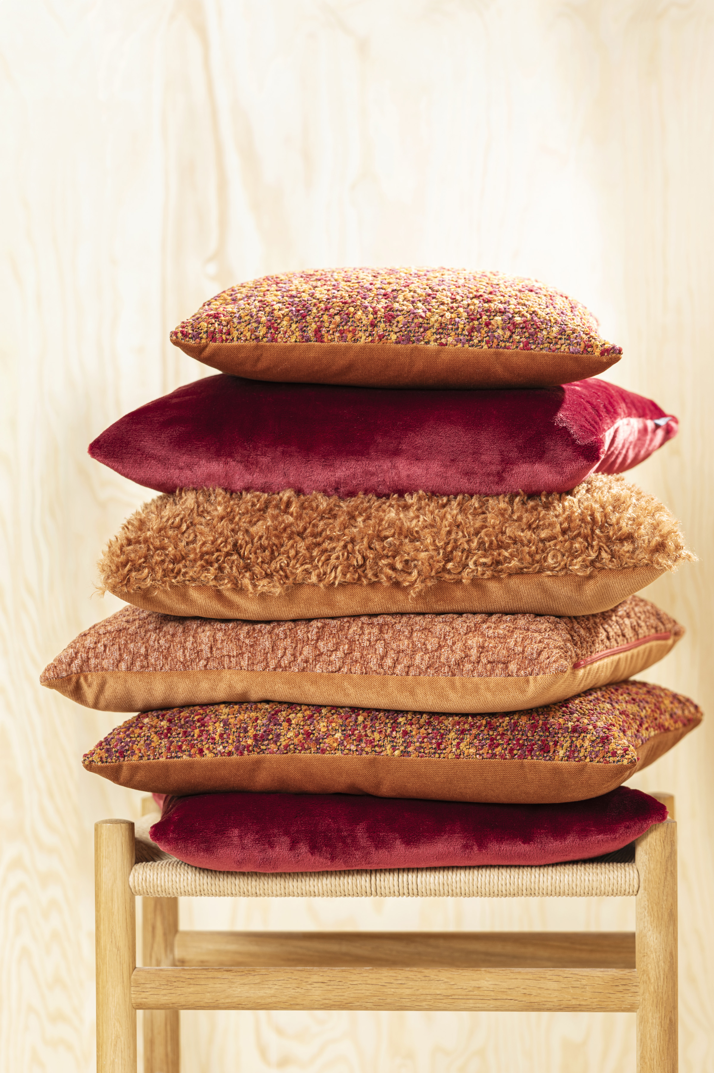 Kissenhülle Cosmo, Kupfer 50x50 cm Magma / Farbe: Kupfer