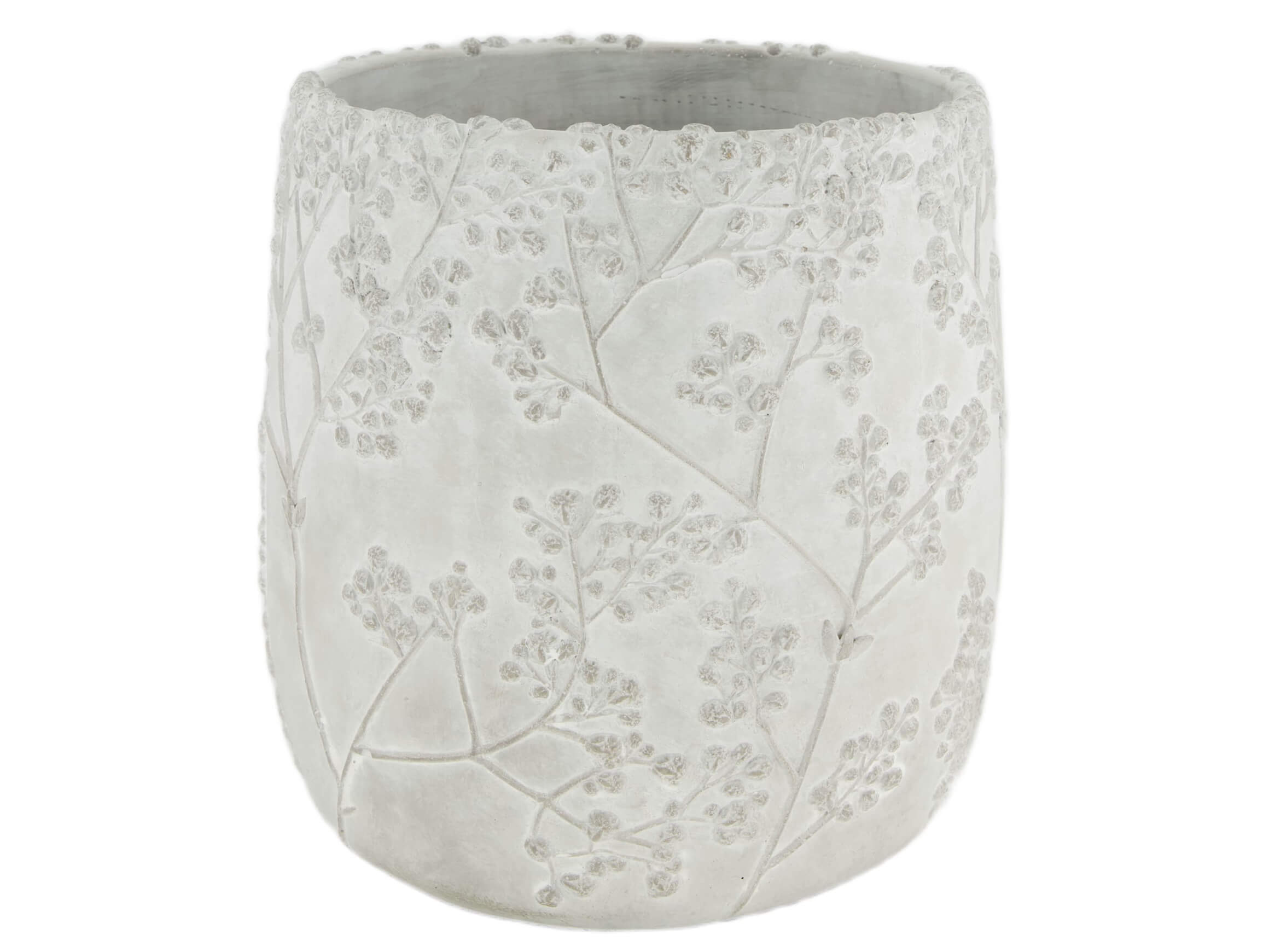 Pflanzengefäss Zement Grün H: 24 cm Decofinder