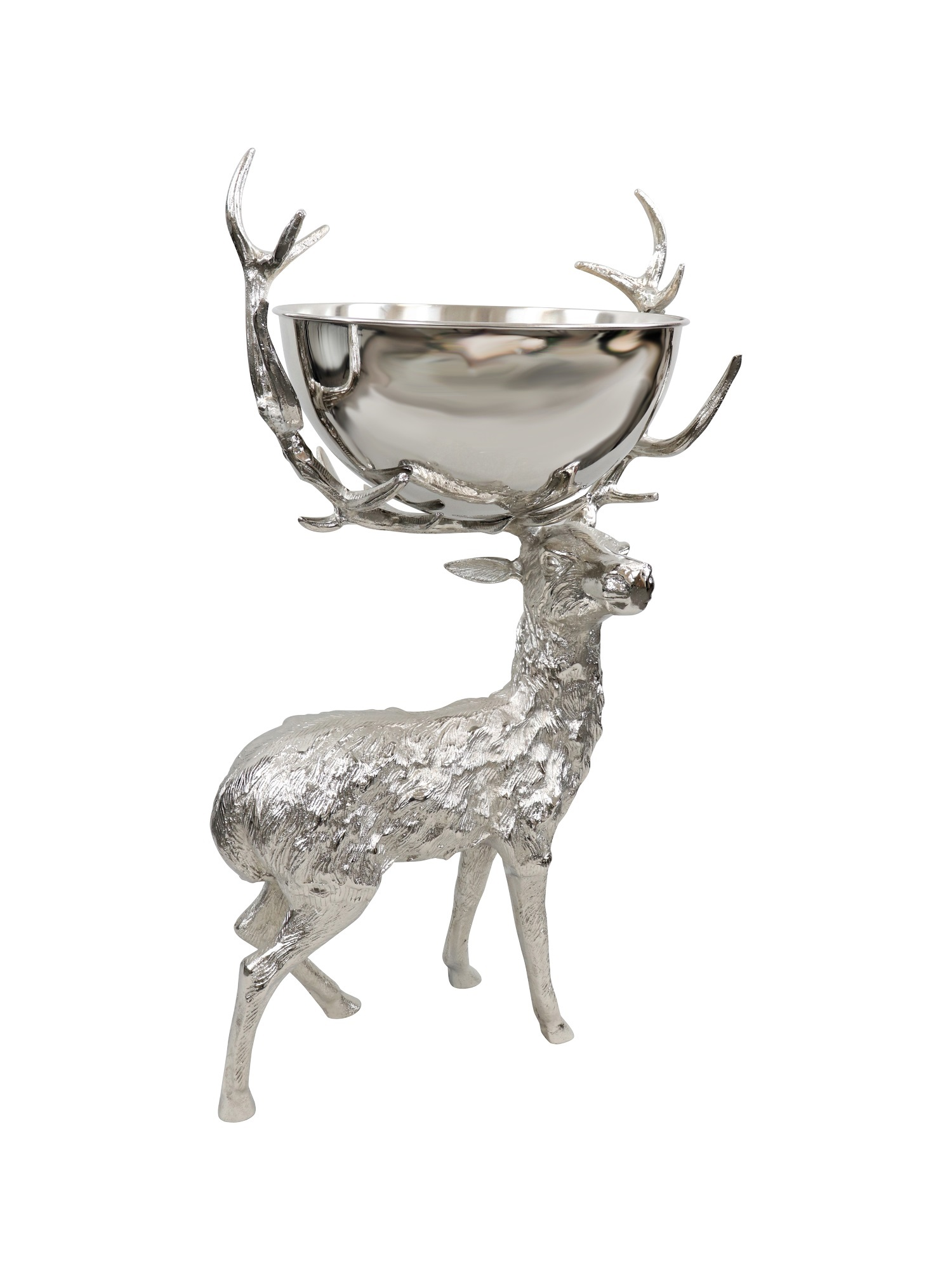 Cerf élégant avec bol - Une décoration élégante pour l'automne et l'hiver