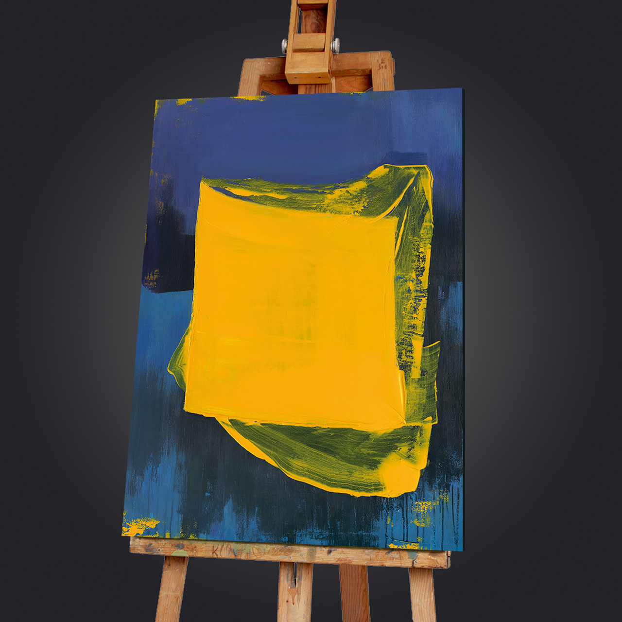 Gemälde-Blue And Yellow-image LAND