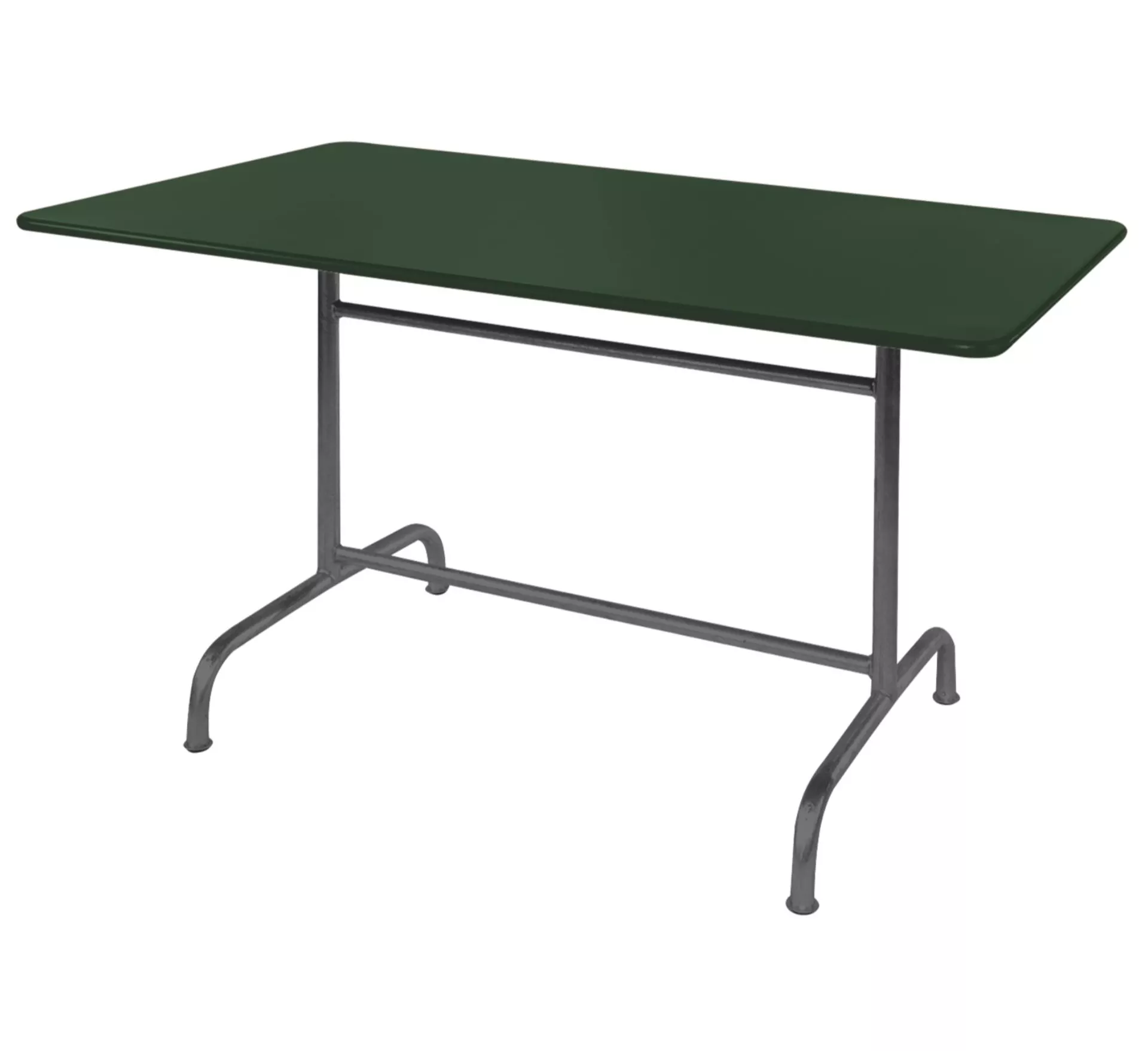 Metall-Tisch Rigi Schaffner / Farbe: Tannengrün