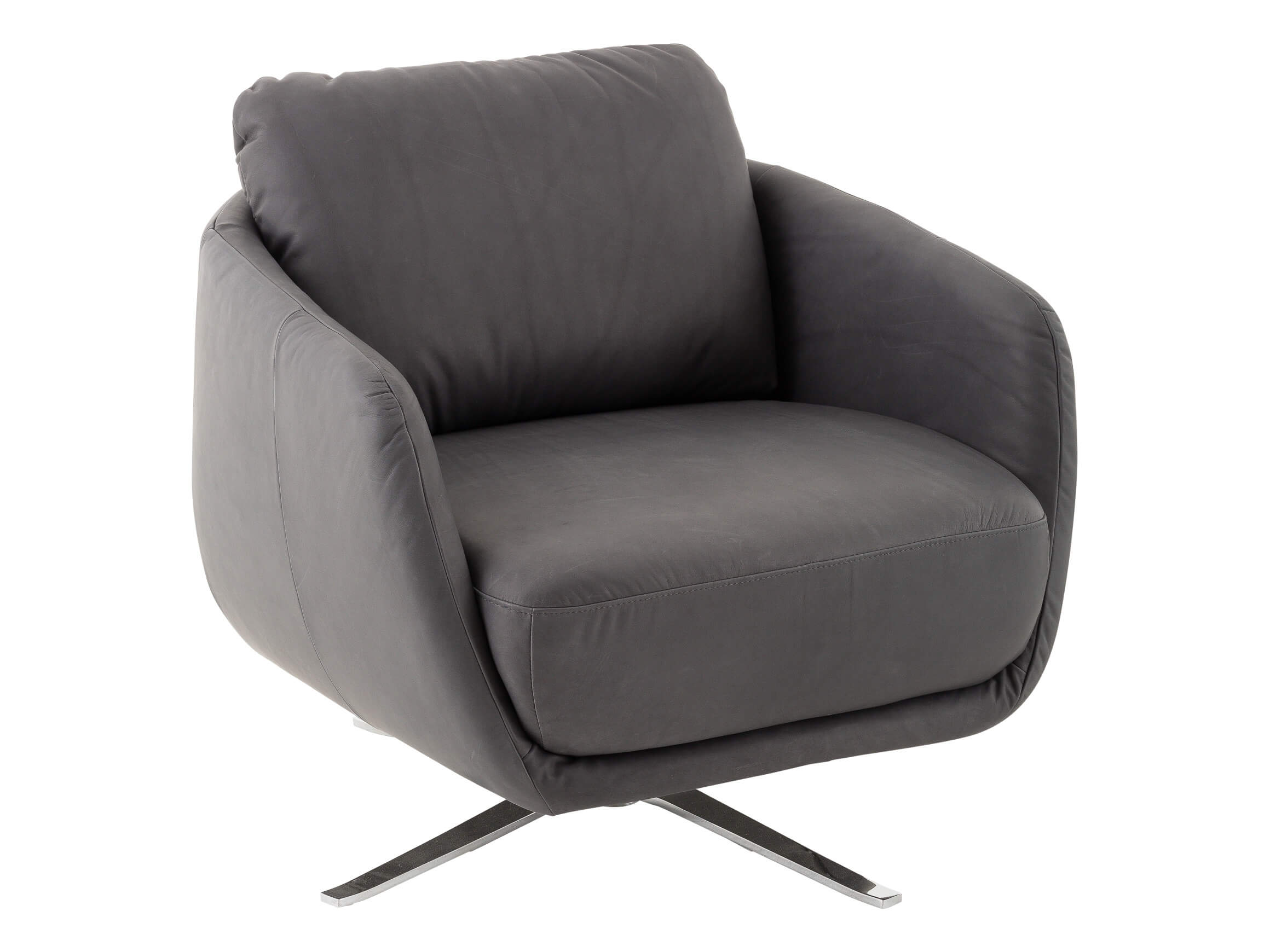 Dream armchair star base chrome Candy / colour: anthracite