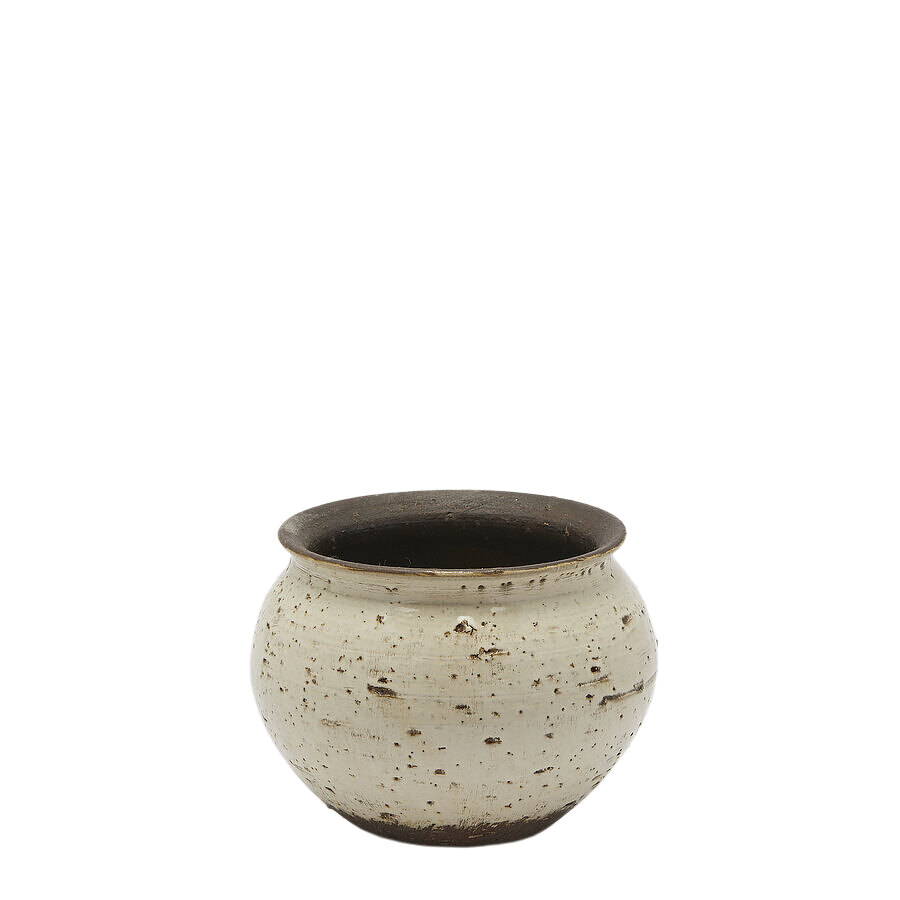 Pflanzengefäss Keramik Weiss B: 19 cm Edg