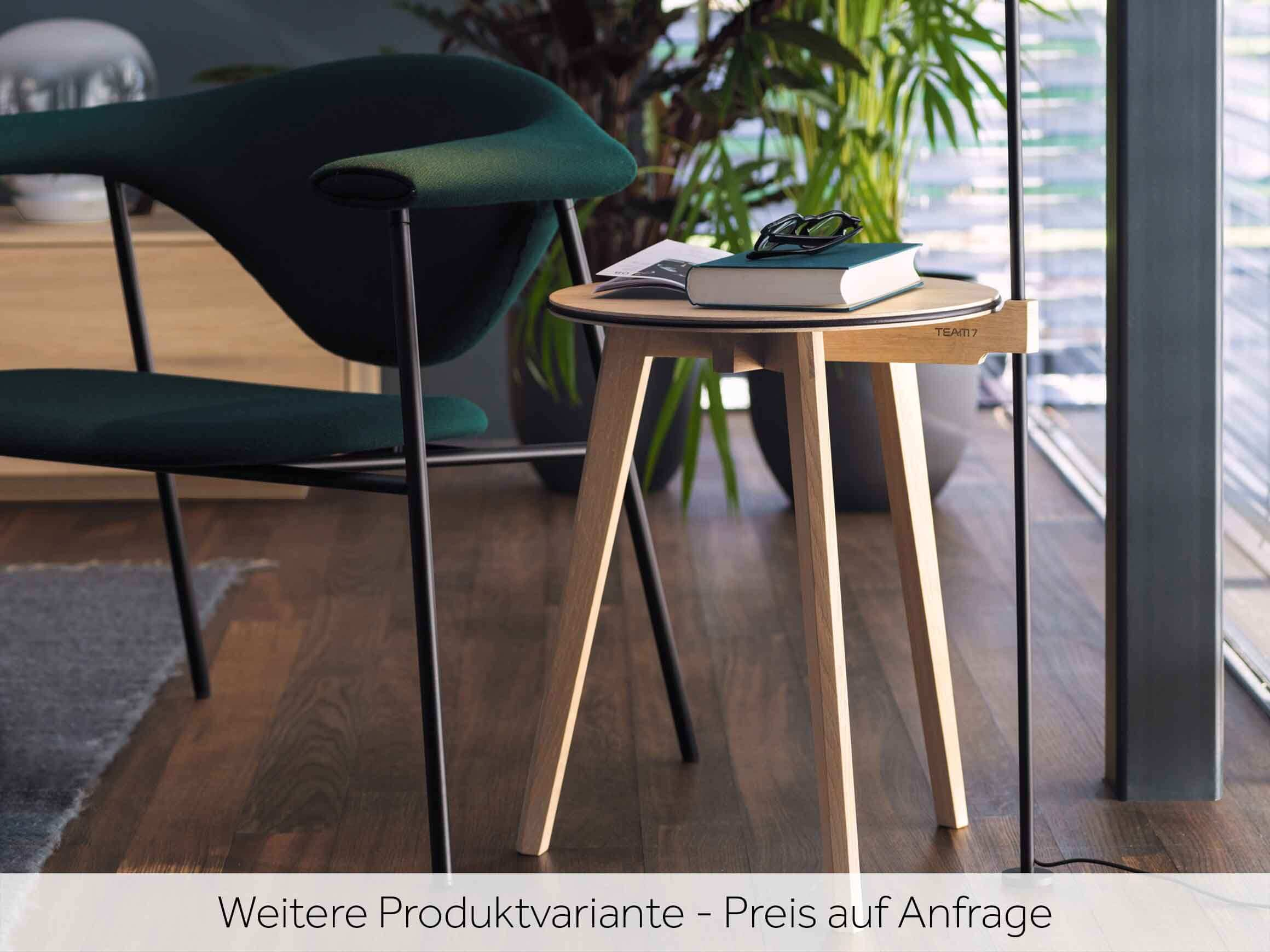 Beistelltisch Hi! Eiche Aus Holz / Farbe: Holzfarbig/ h: 50 cm