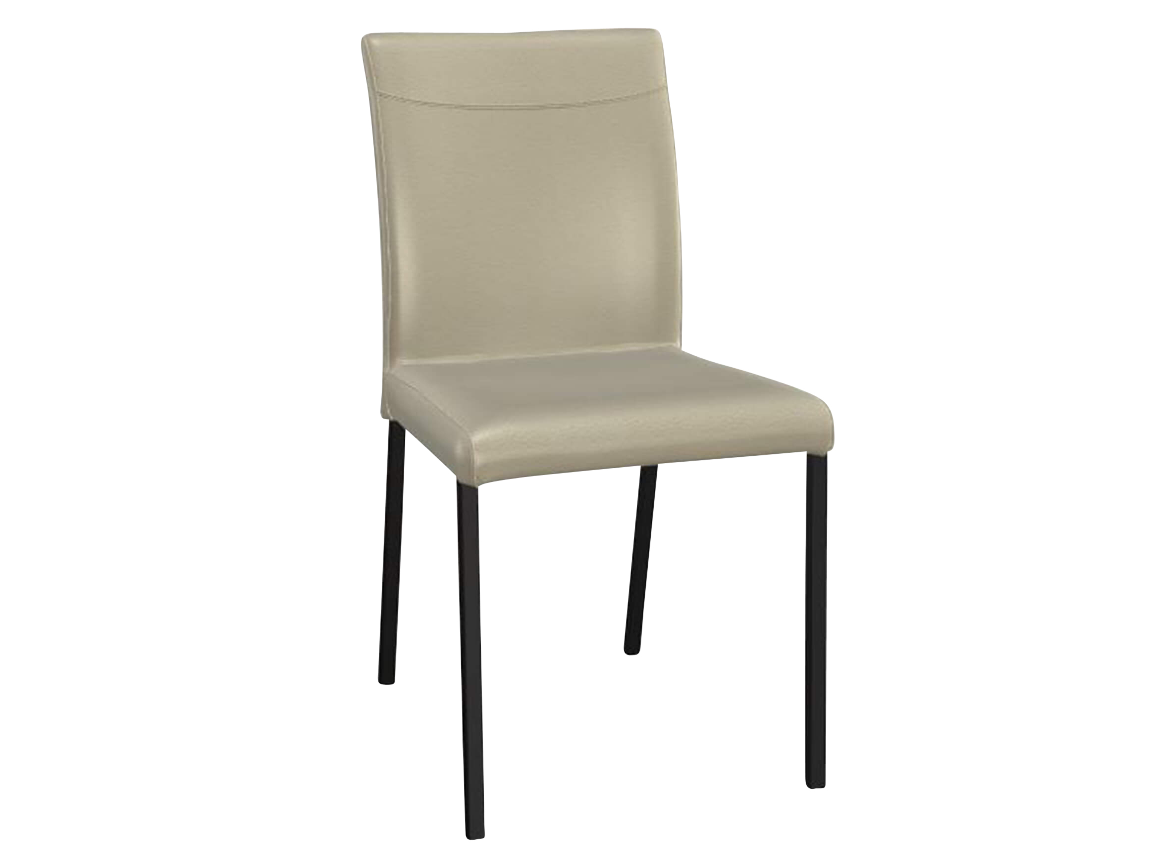Stuhl Leicht Premium Trendstühle / Farbe: Nebbia / Material: Leder